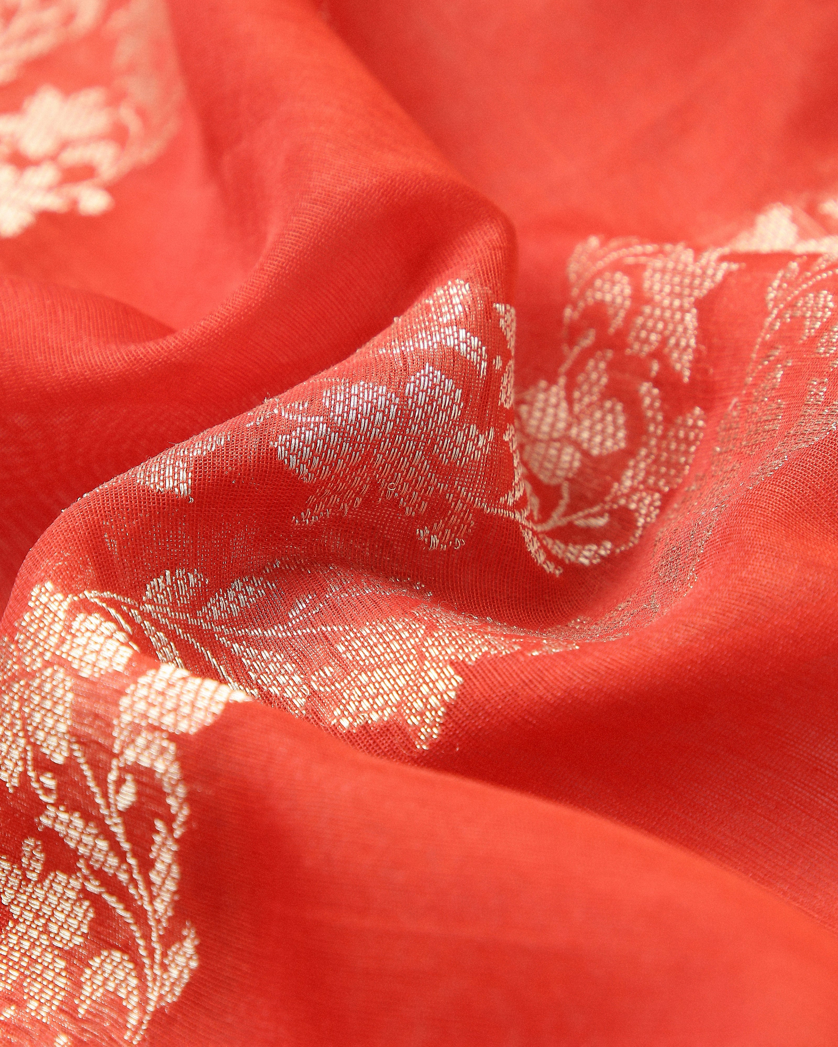Oomna Banarasi Kadwa Silk Cotton Saree