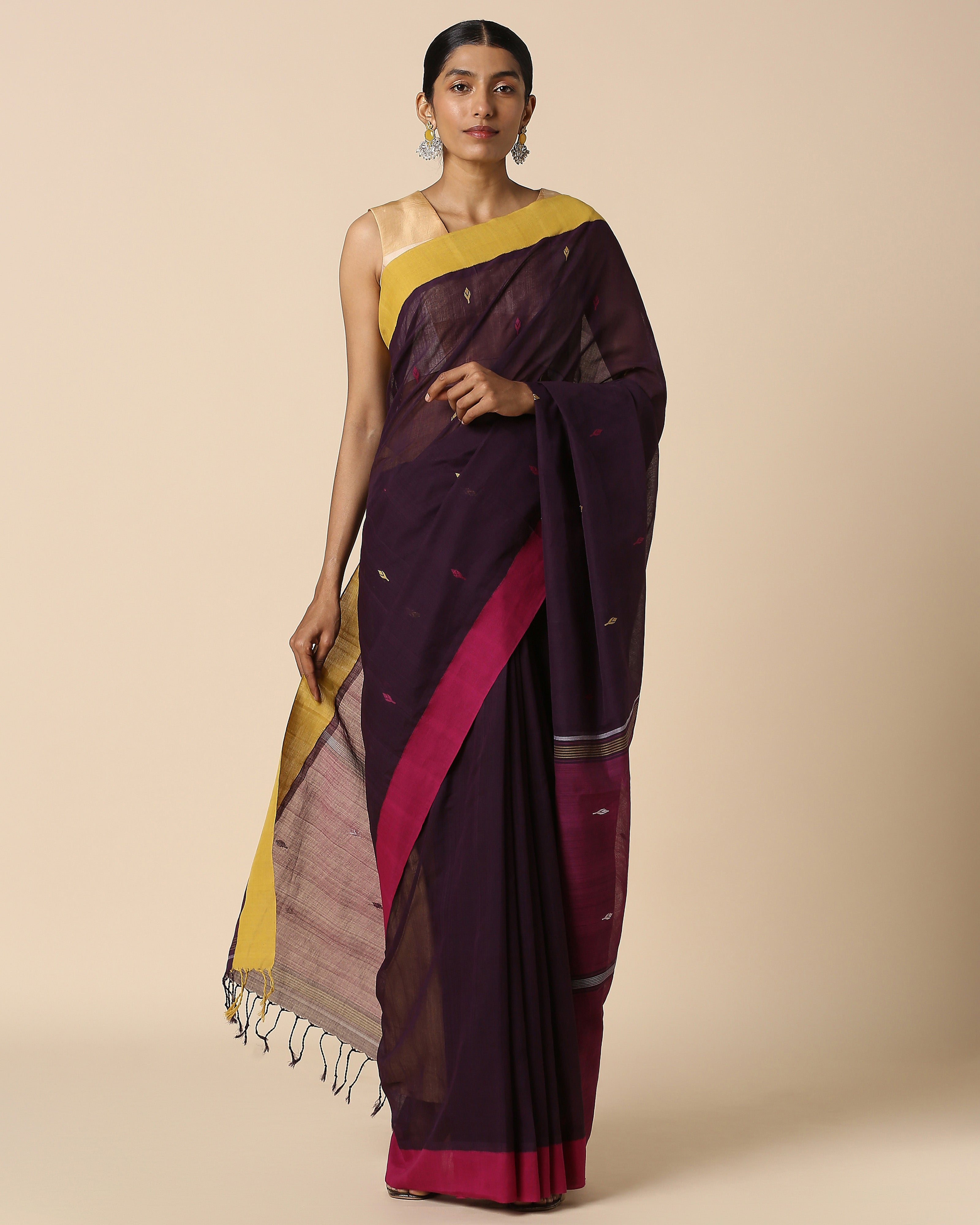 Bhanumati Angara Jala Cotton Saree