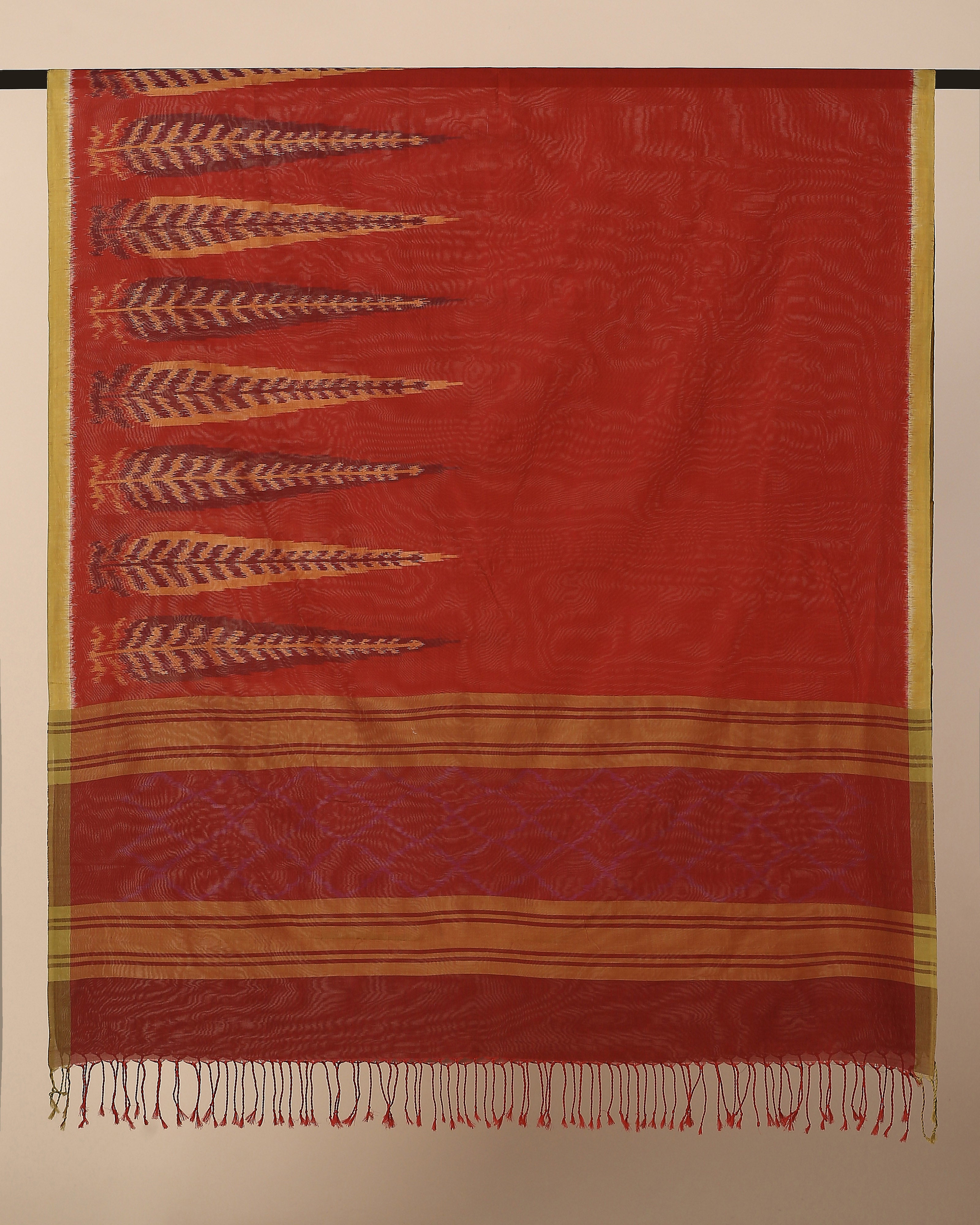 Zeb Pochampally Weft Ikat Cotton Dupatta