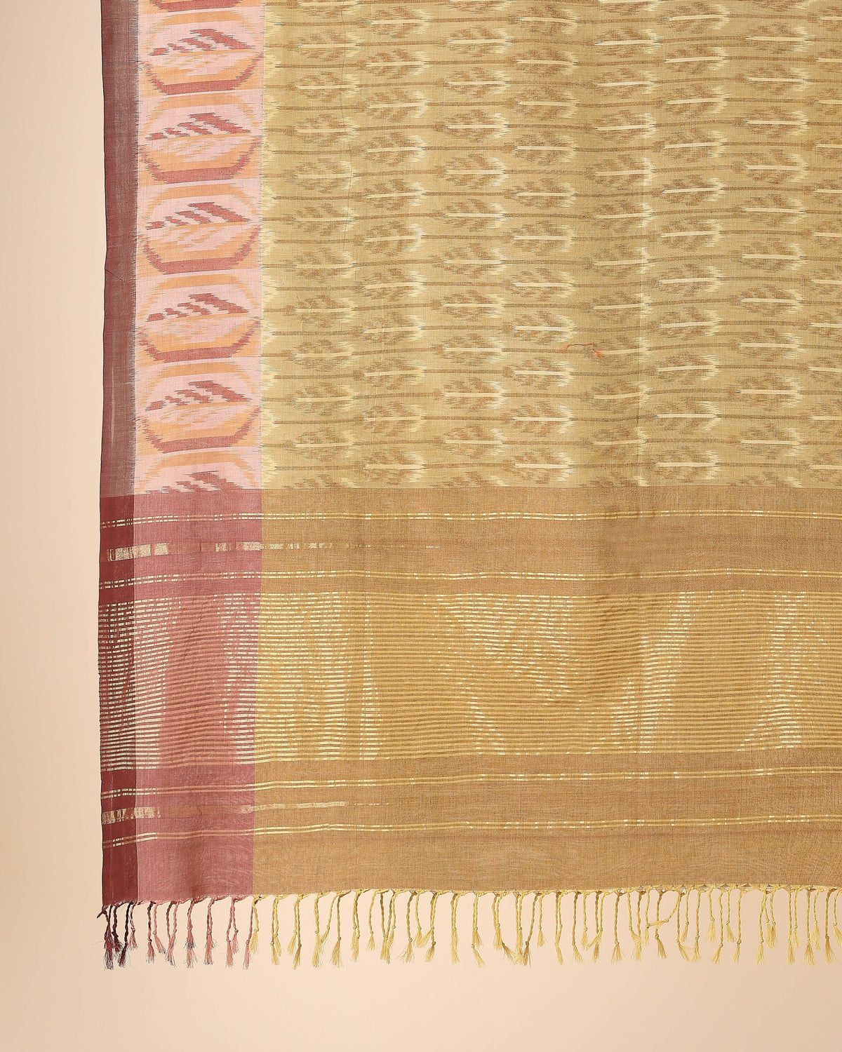 Aashna Pochampally Weft Ikat Cotton Dupatta