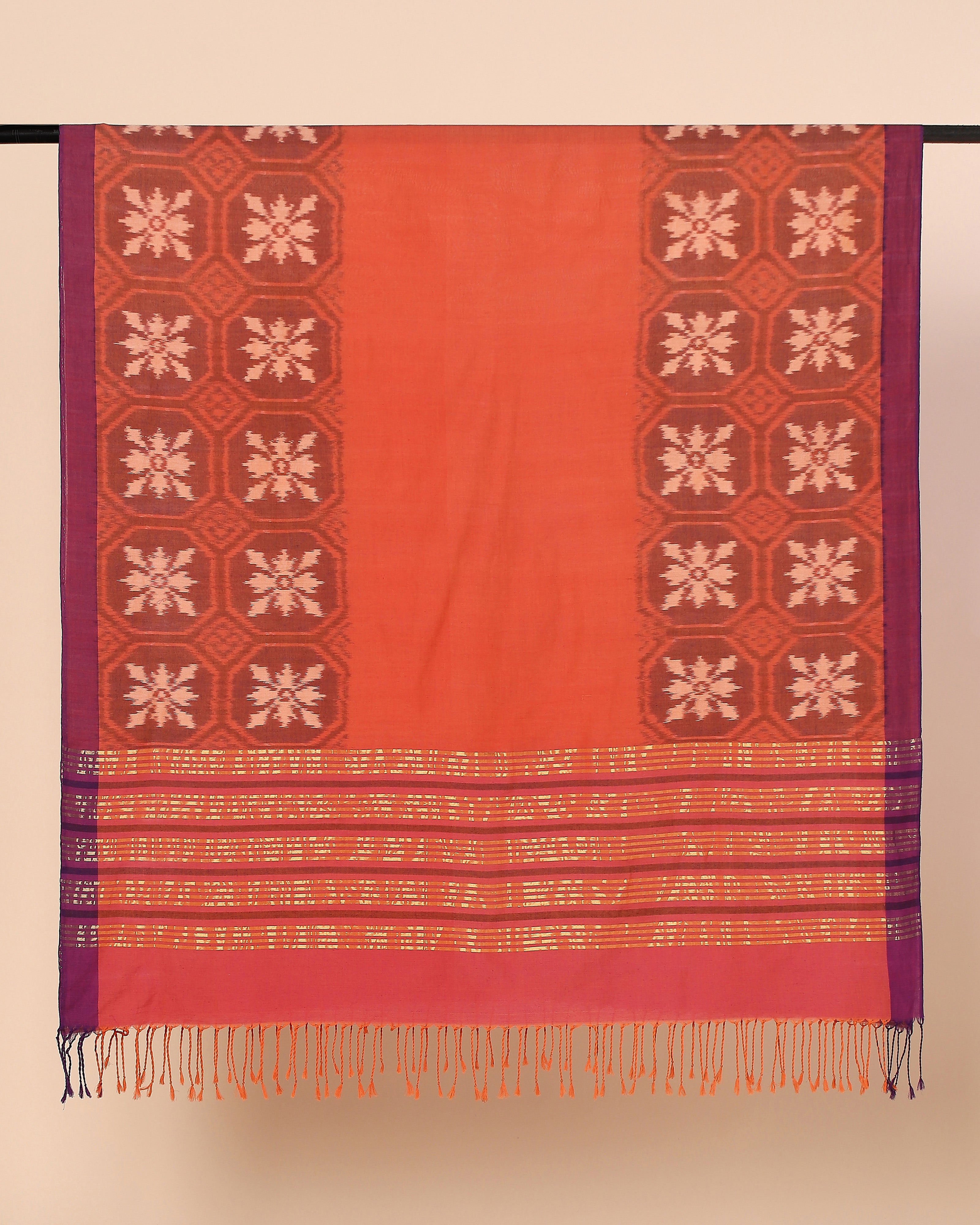 Saavi Pochampally Weft Ikat Cotton Dupatta