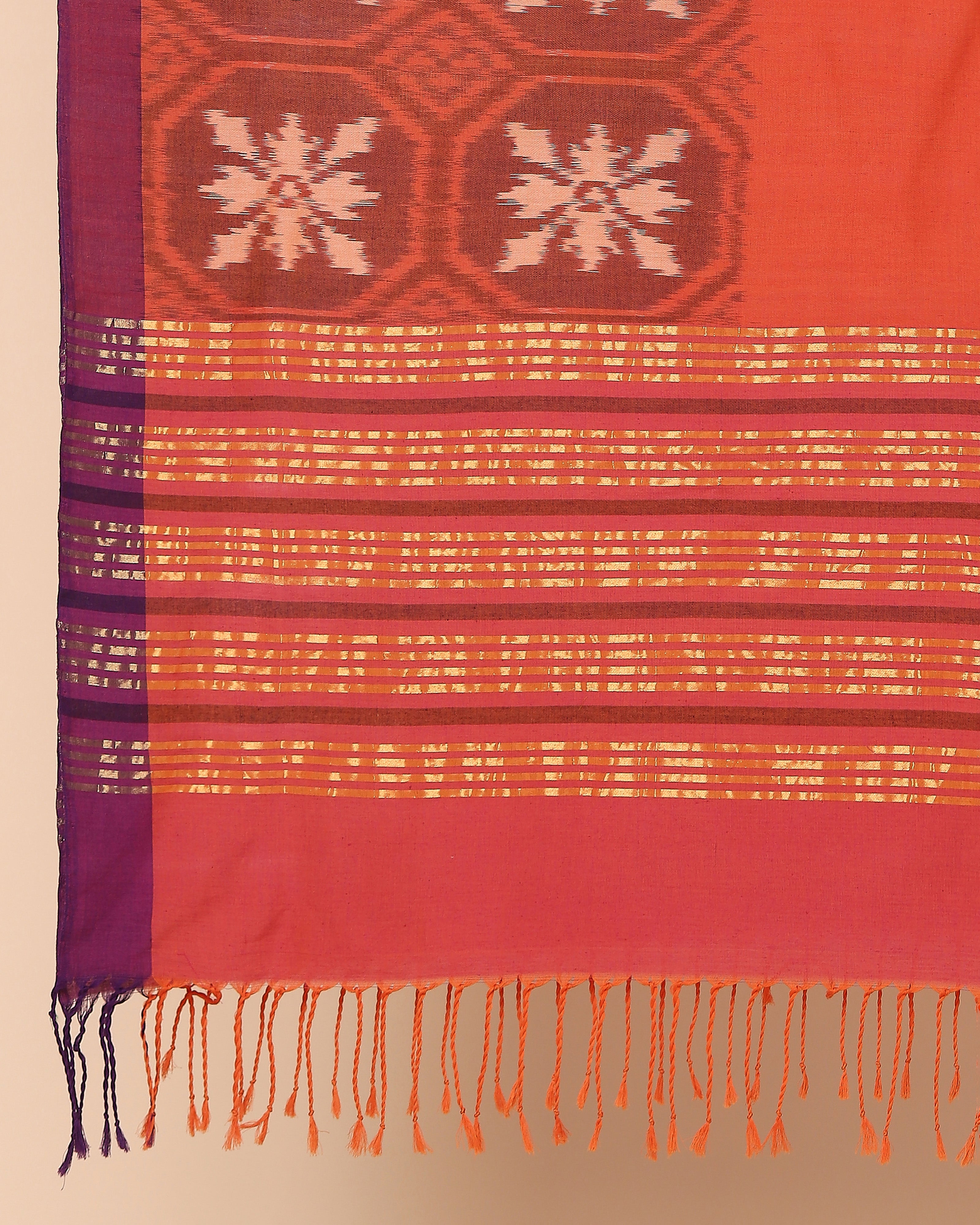 Saavi Pochampally Weft Ikat Cotton Dupatta