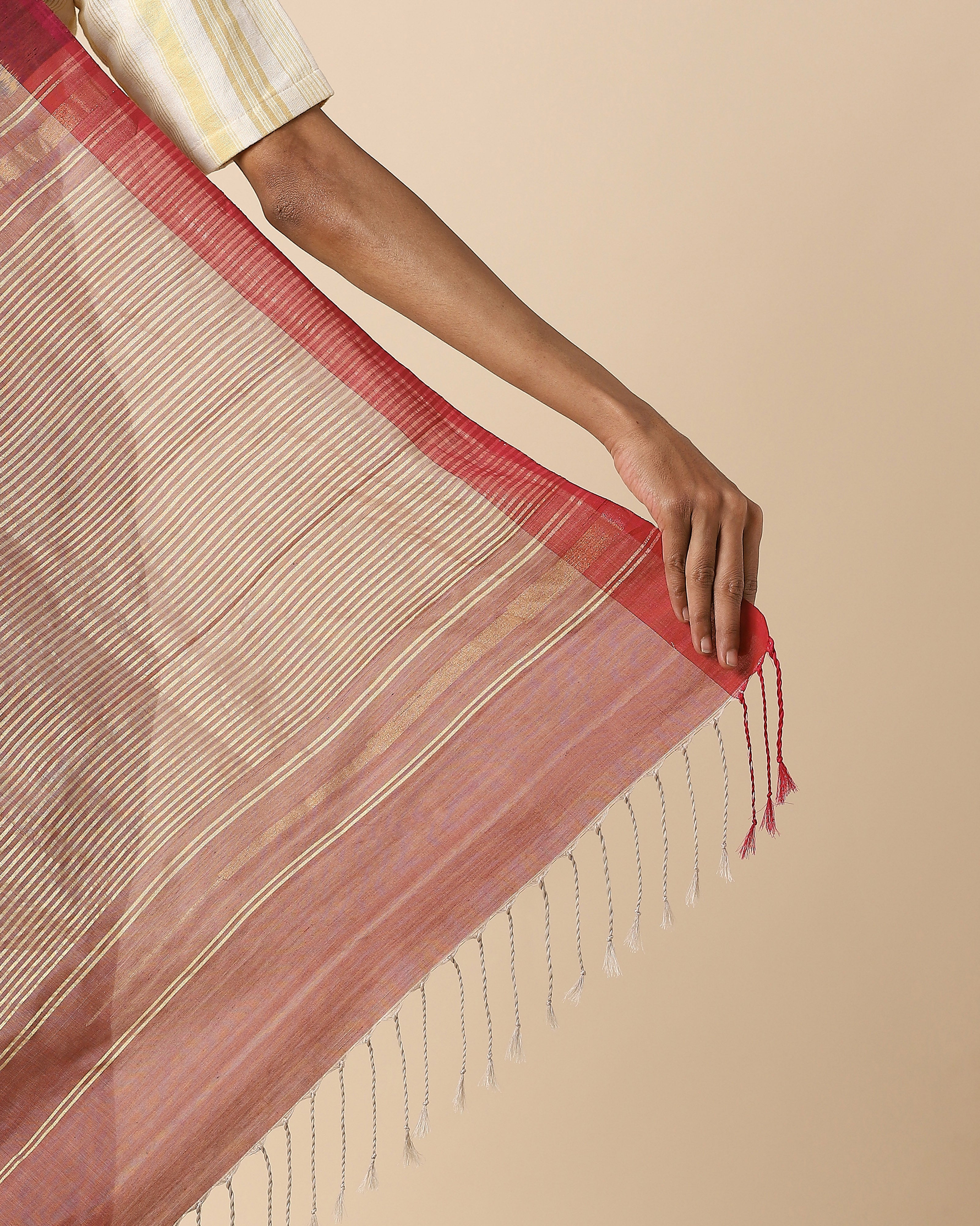 Nurvi Pochampally Weft Ikat Cotton Saree