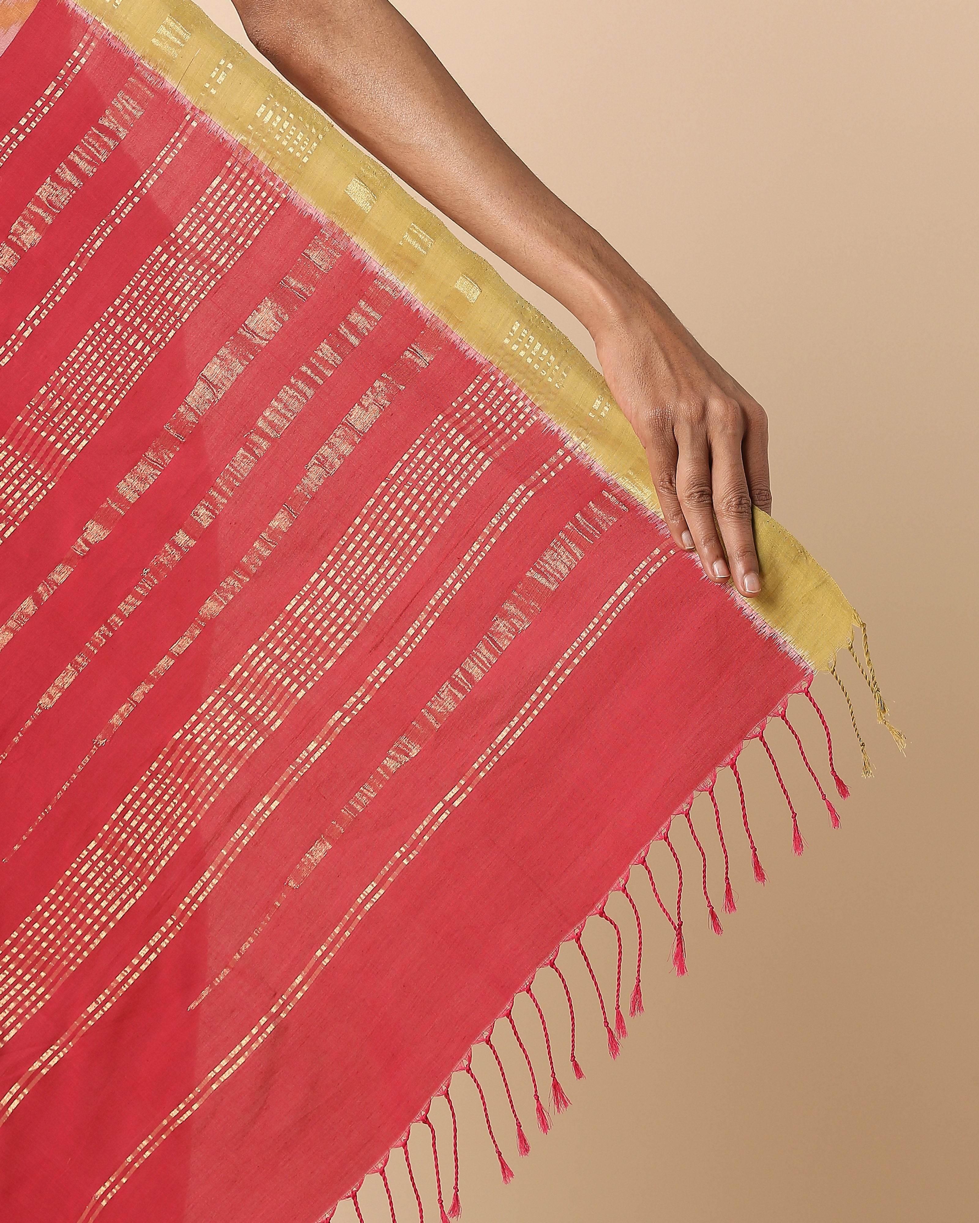 Raaya Pochampally Weft Ikat Cotton Saree