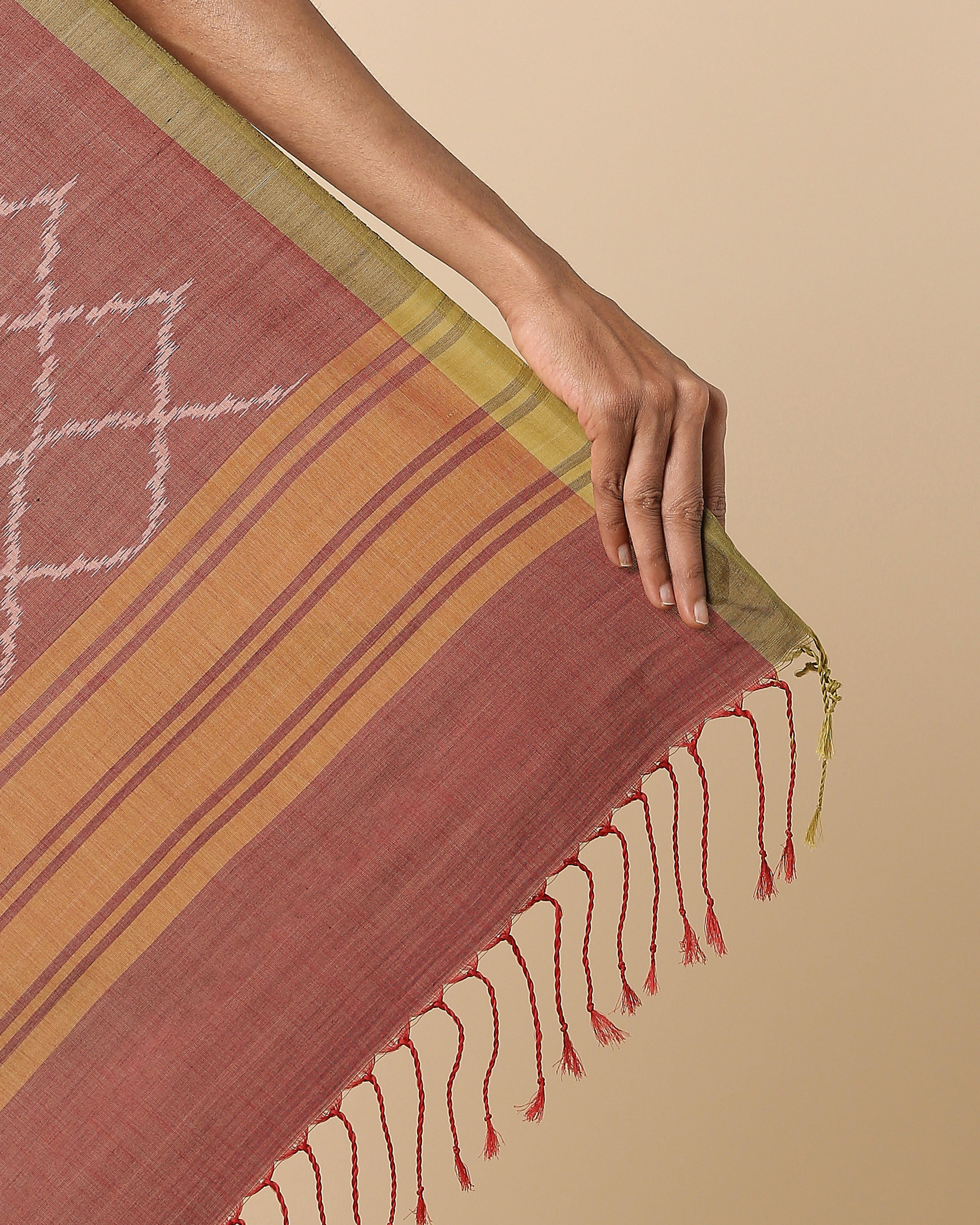 Zeb Pochampally Weft Ikat Cotton Saree