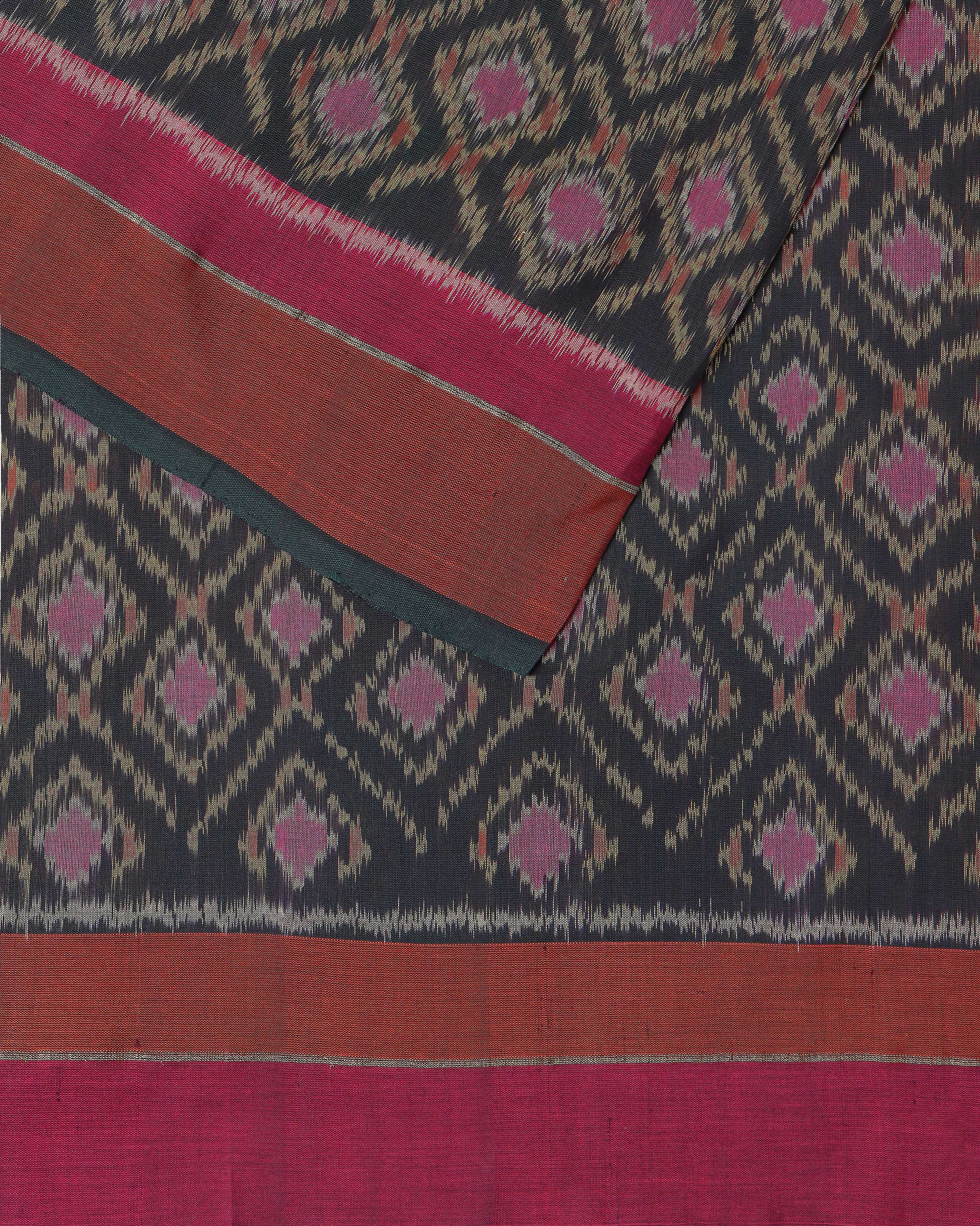 Sheena Pochampally Weft Ikat Cotton Saree