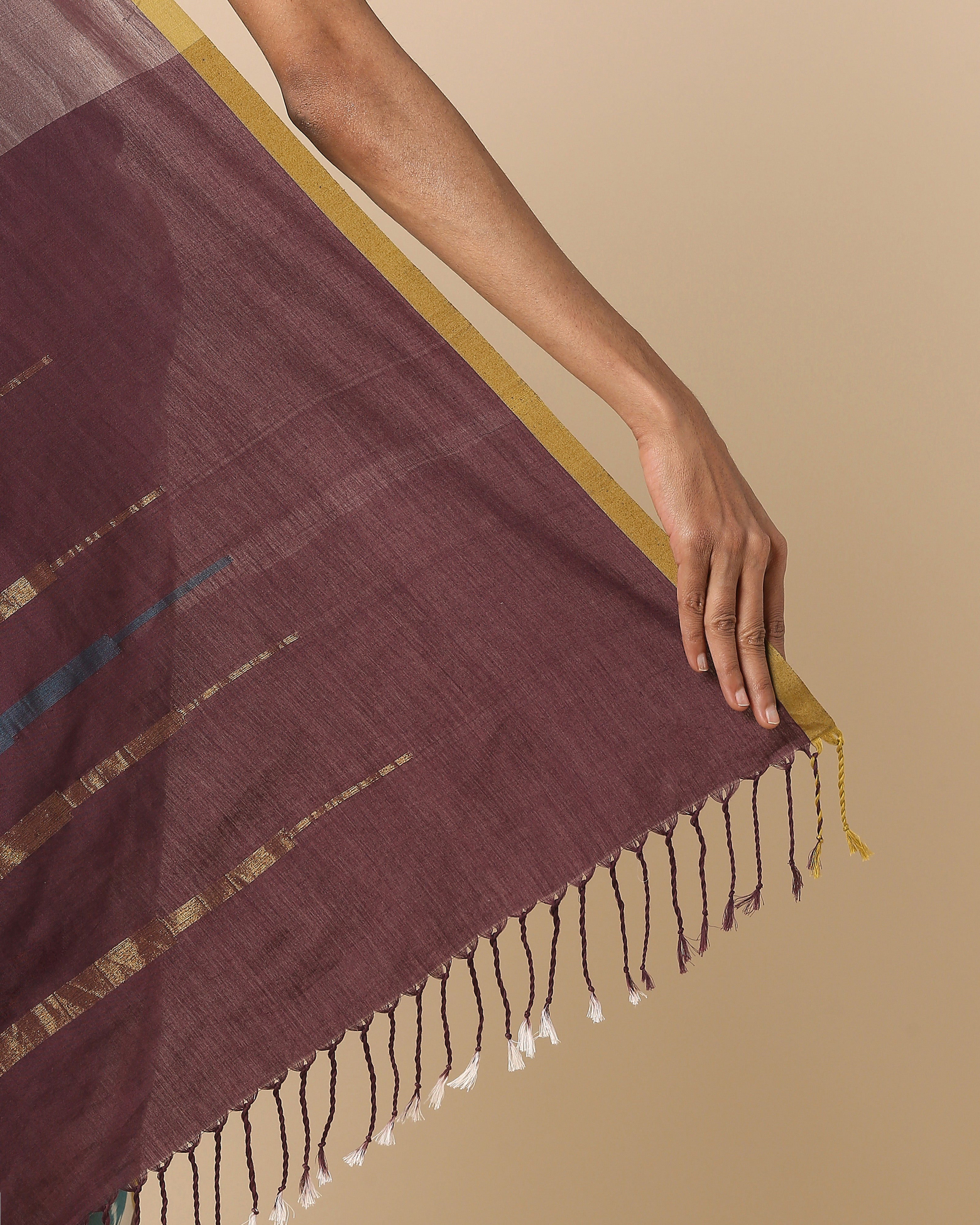 Esta Pochampally Warp Ikat Cotton Saree