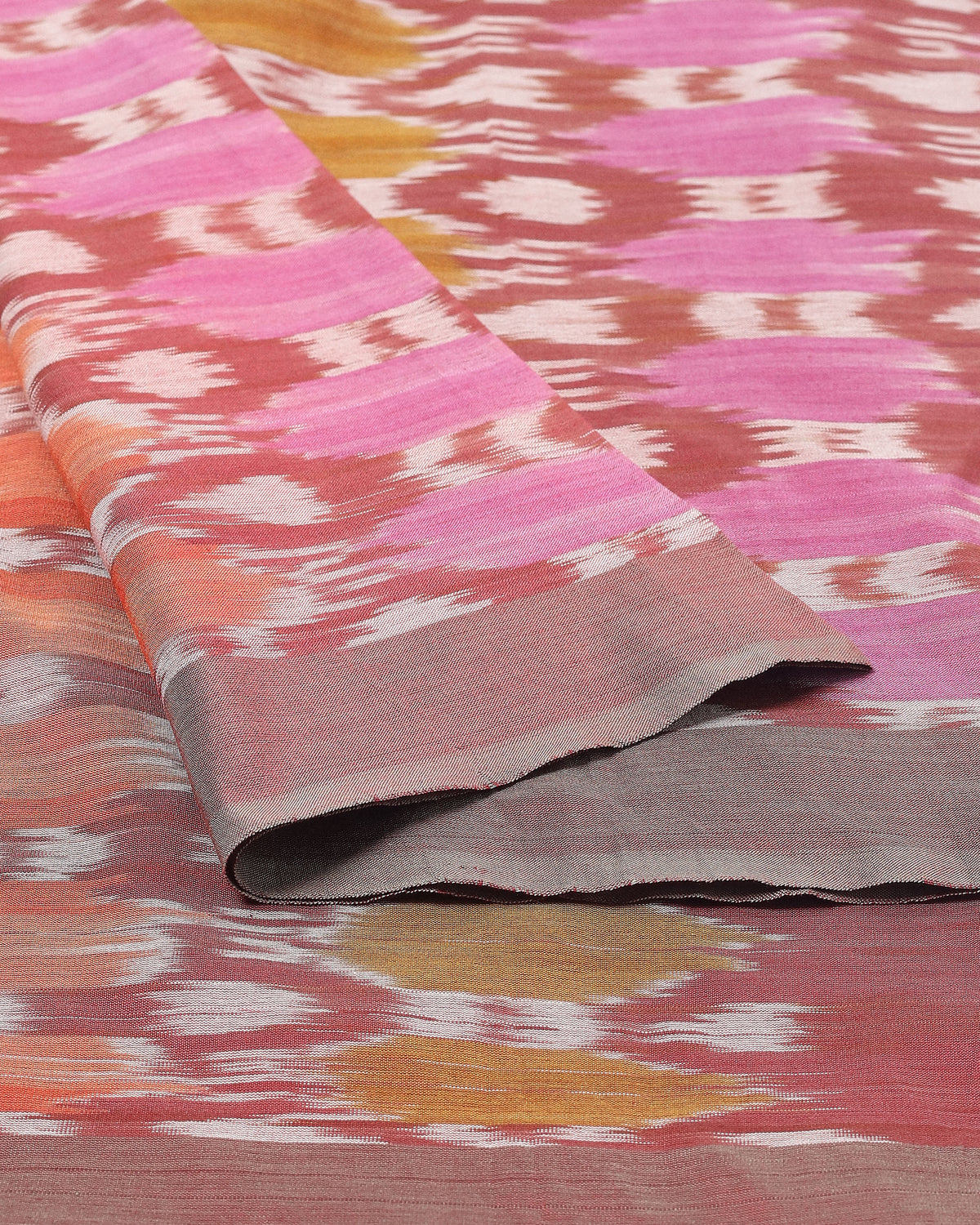 Gamish Pochampally Warp Ikat Cotton Saree