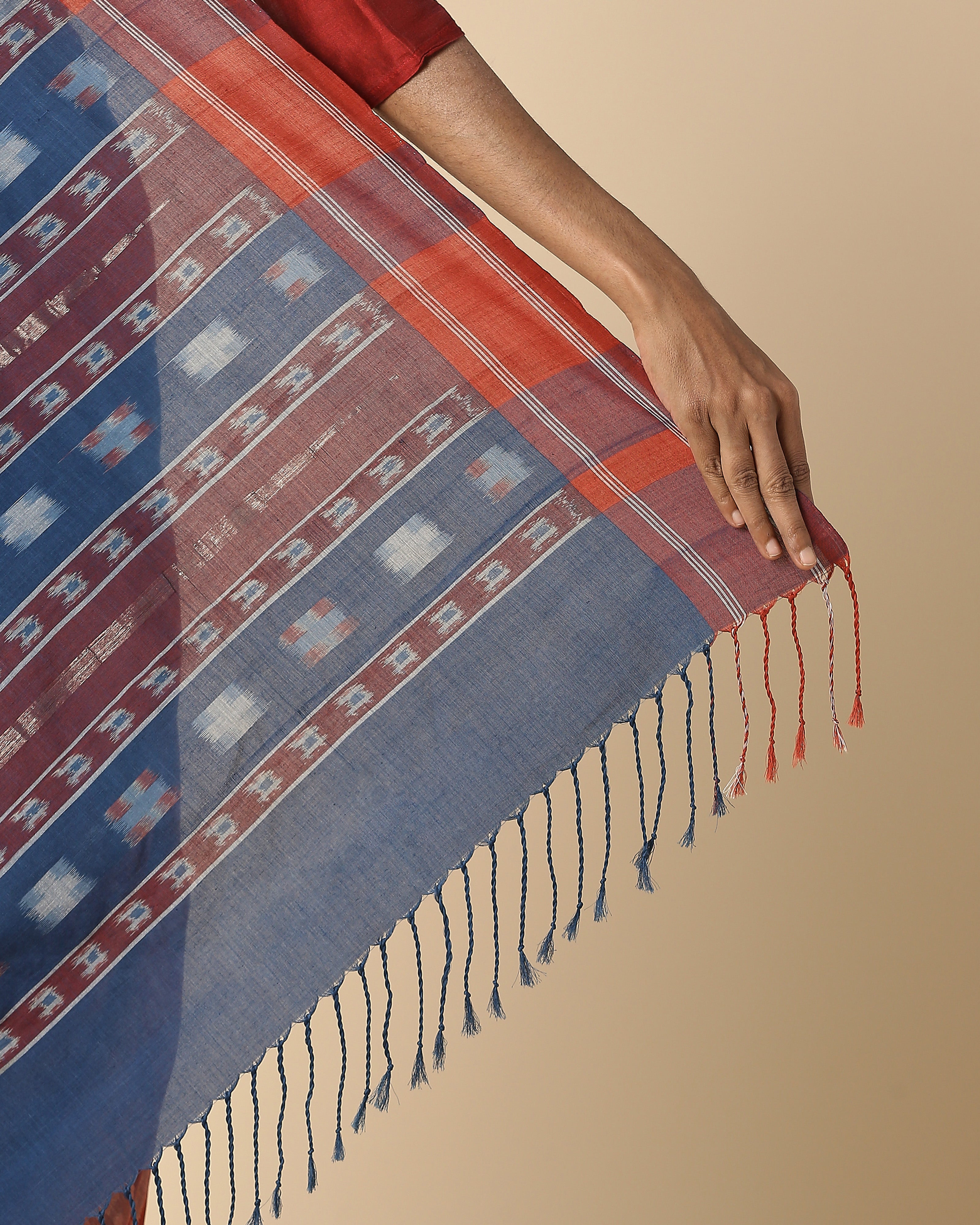 Farida Pochampally Weft Ikat Cotton Saree