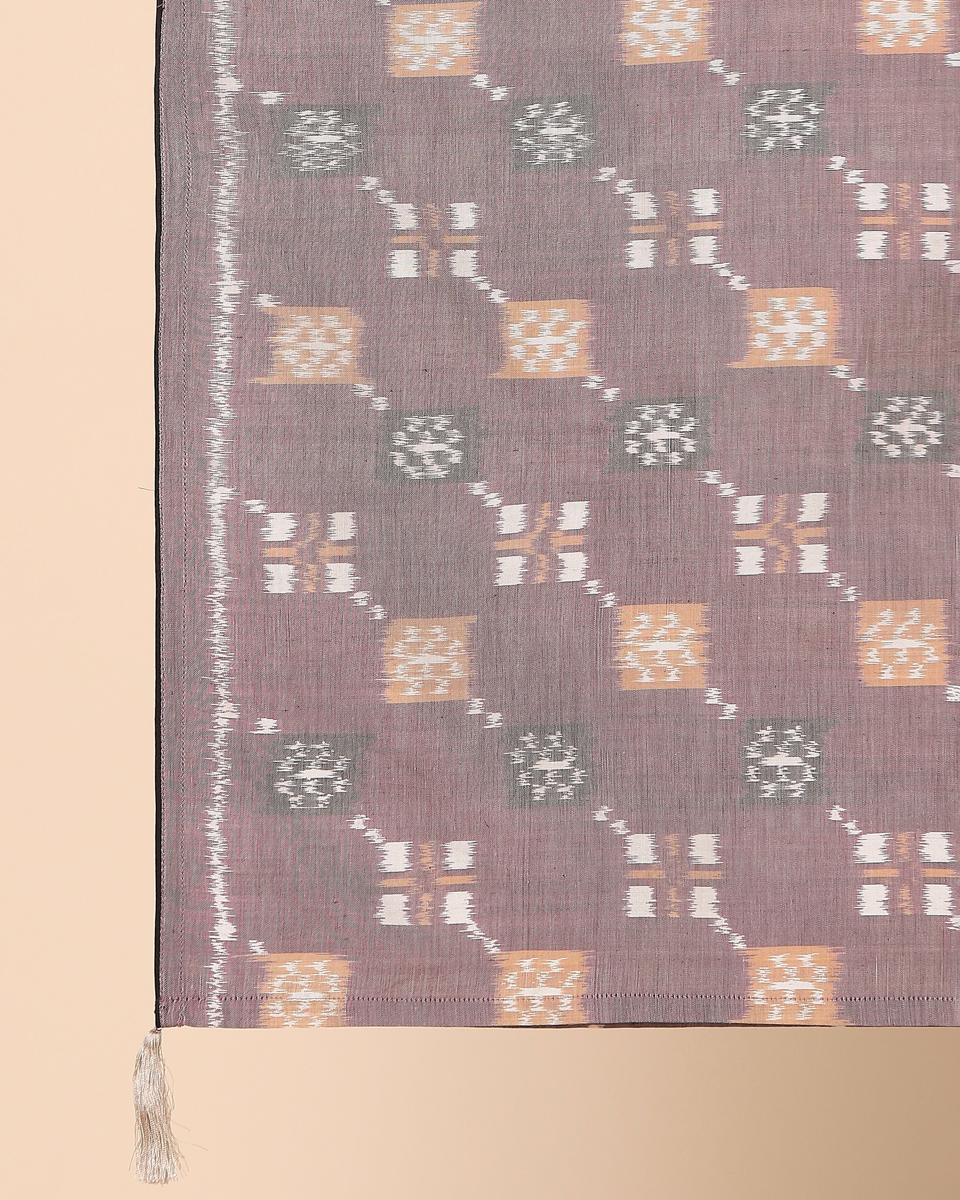 Mehran Pochampally Weft Ikat Cotton Silk Stole