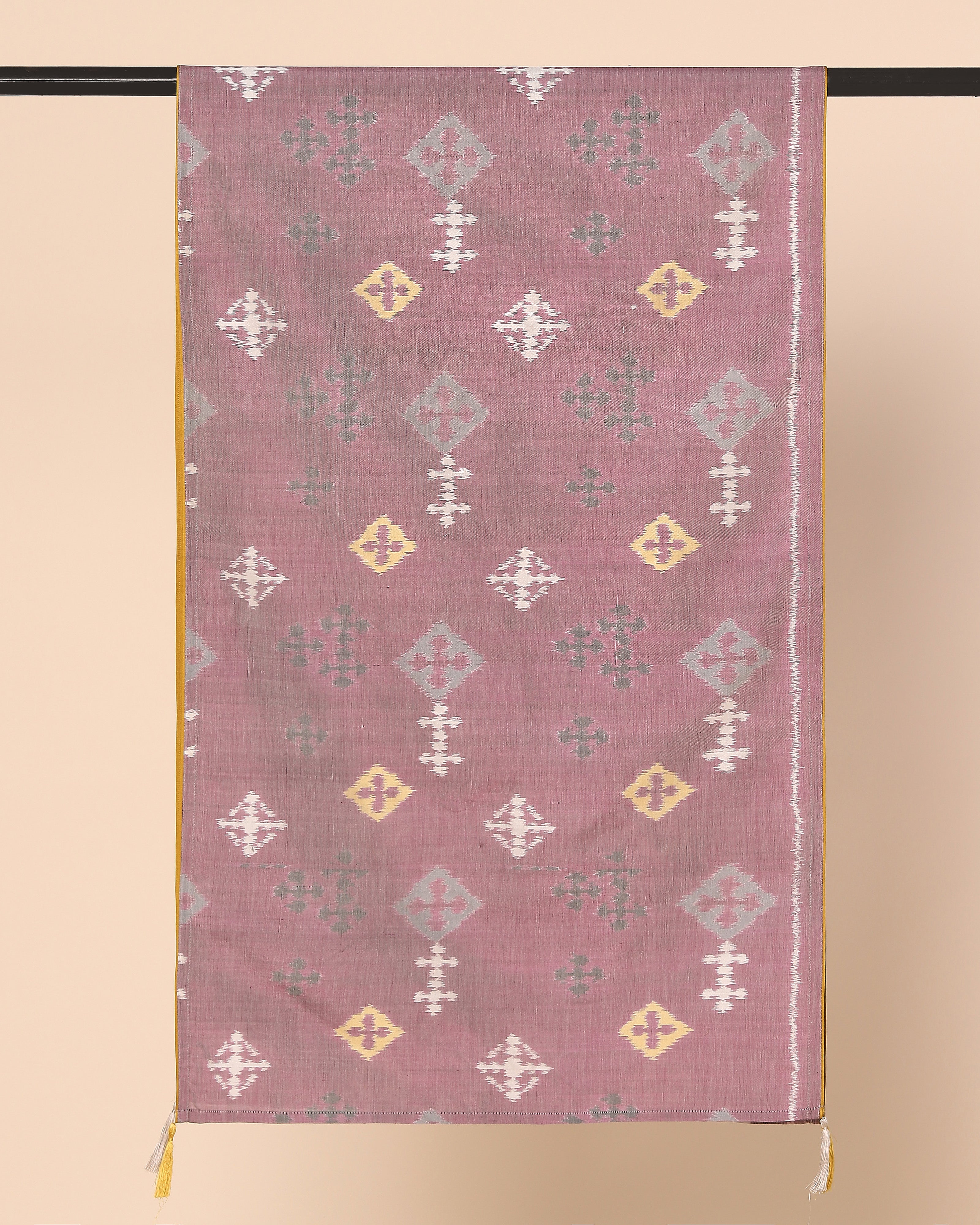 Malika Pochampally Weft Ikat Cotton Silk Stole