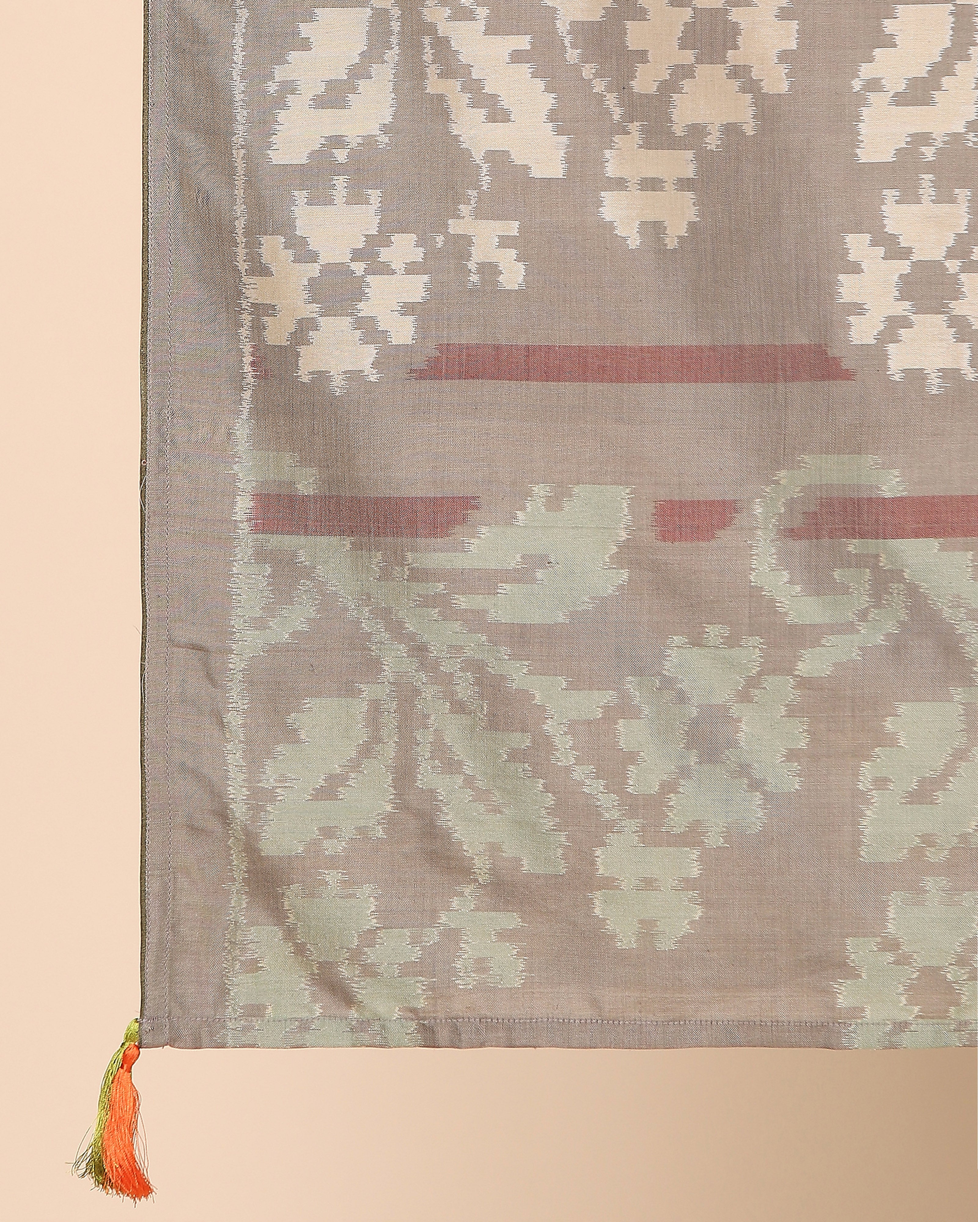 Sadia Pochampally Weft Ikat Cotton Silk Stole