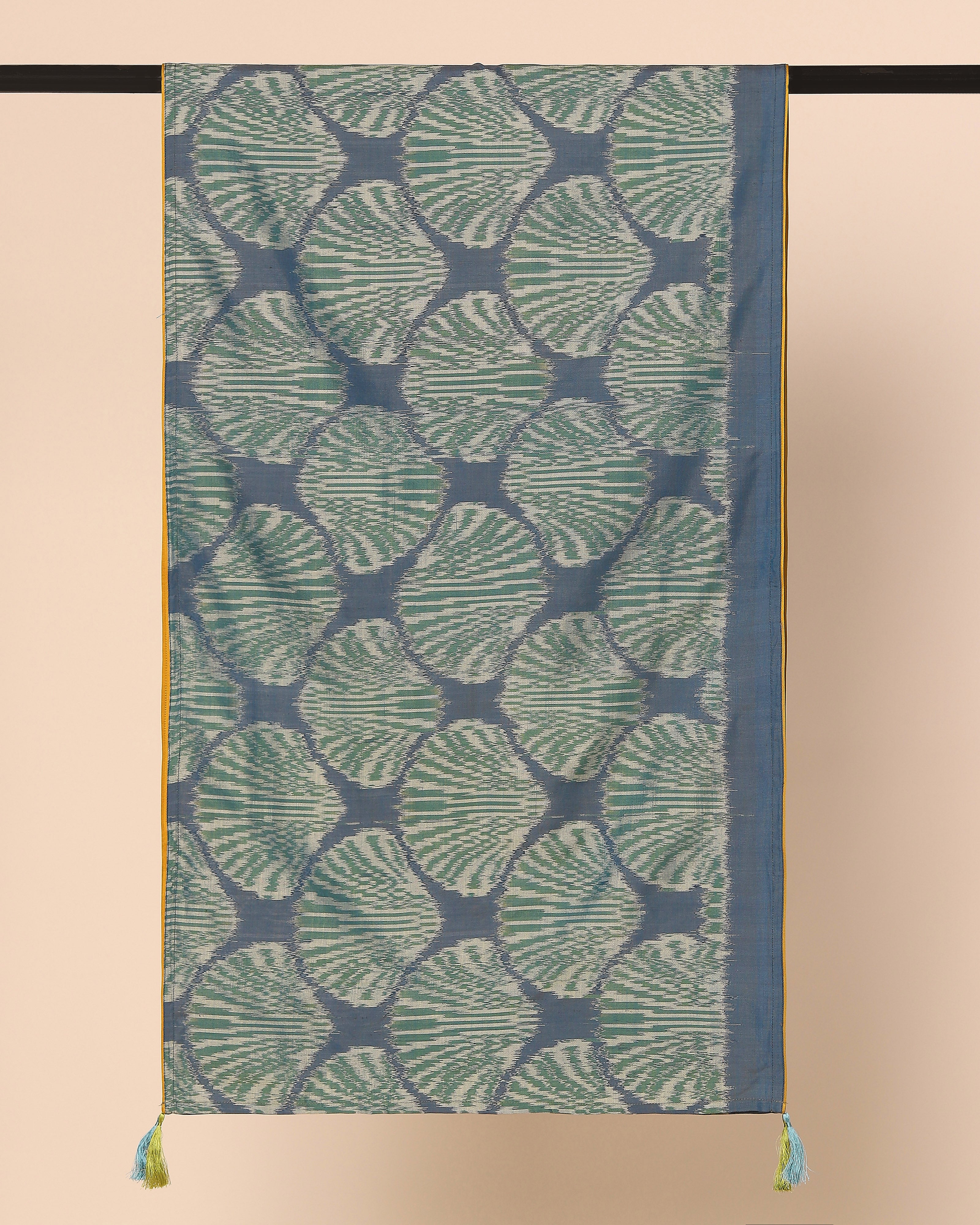 Tahira Pochampally Weft Ikat Cotton Silk Stole