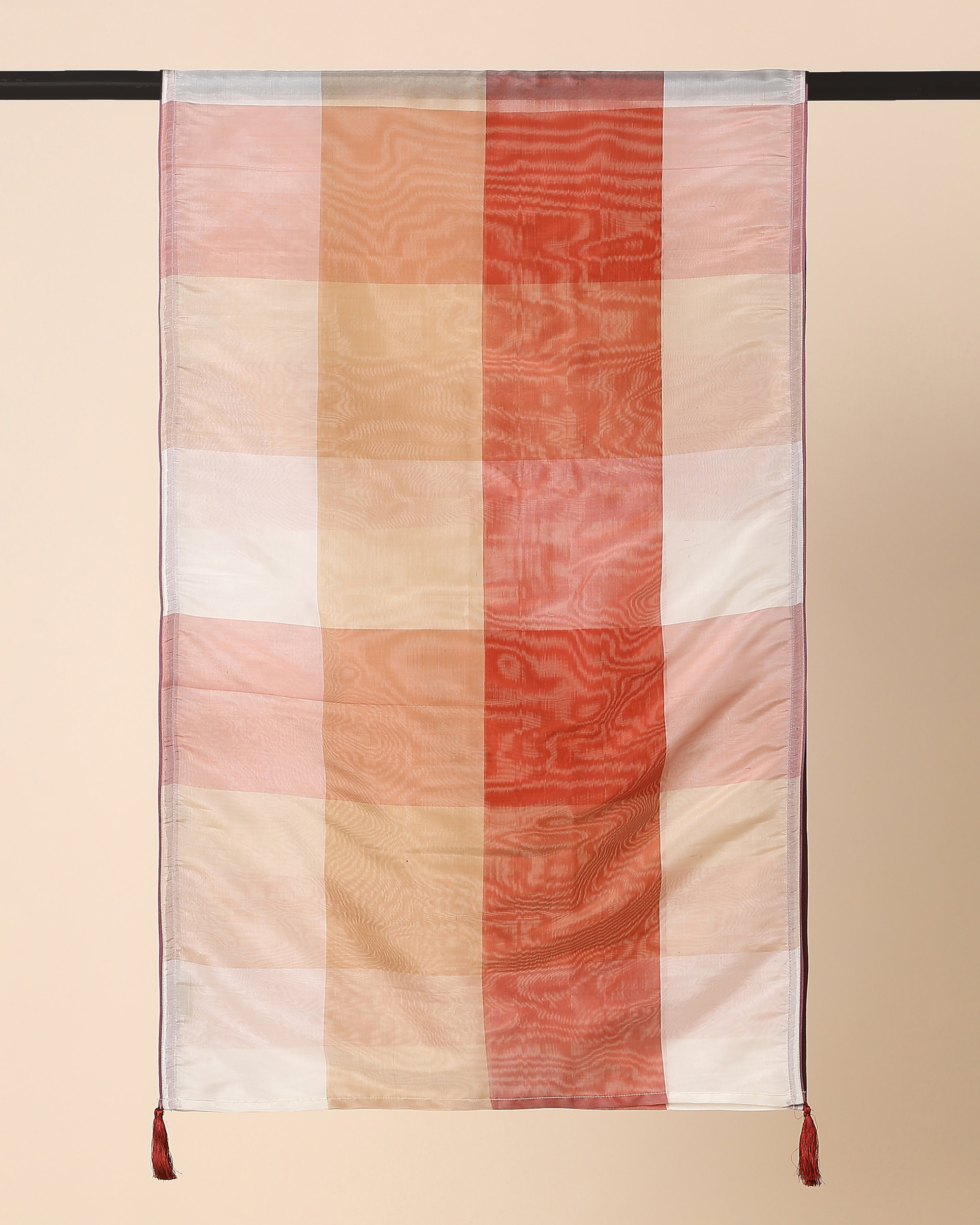 Mili Banarasi Checks Silk Stole