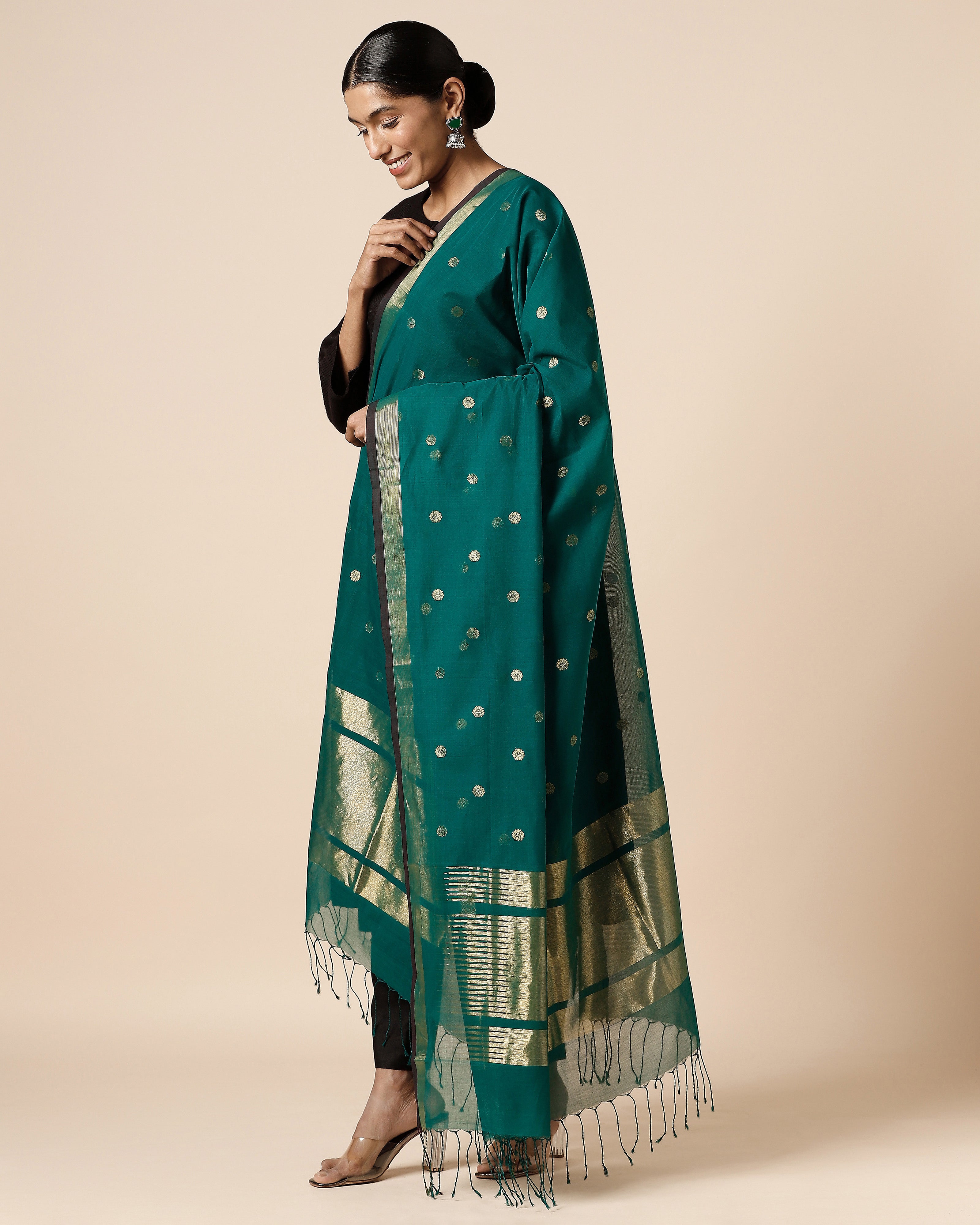 Sierra Uppada Jamdani Cotton Dupatta