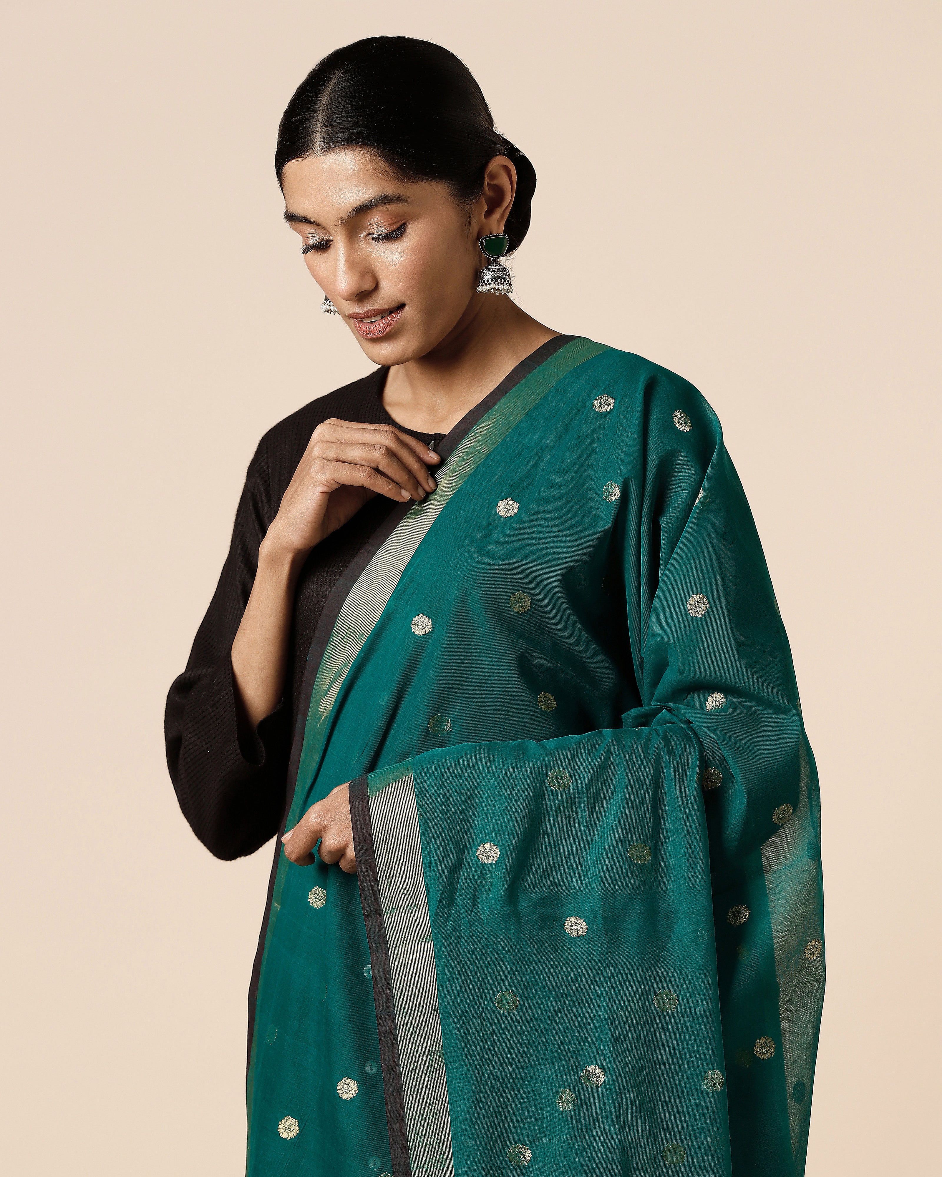 Sierra Uppada Jamdani Cotton Dupatta
