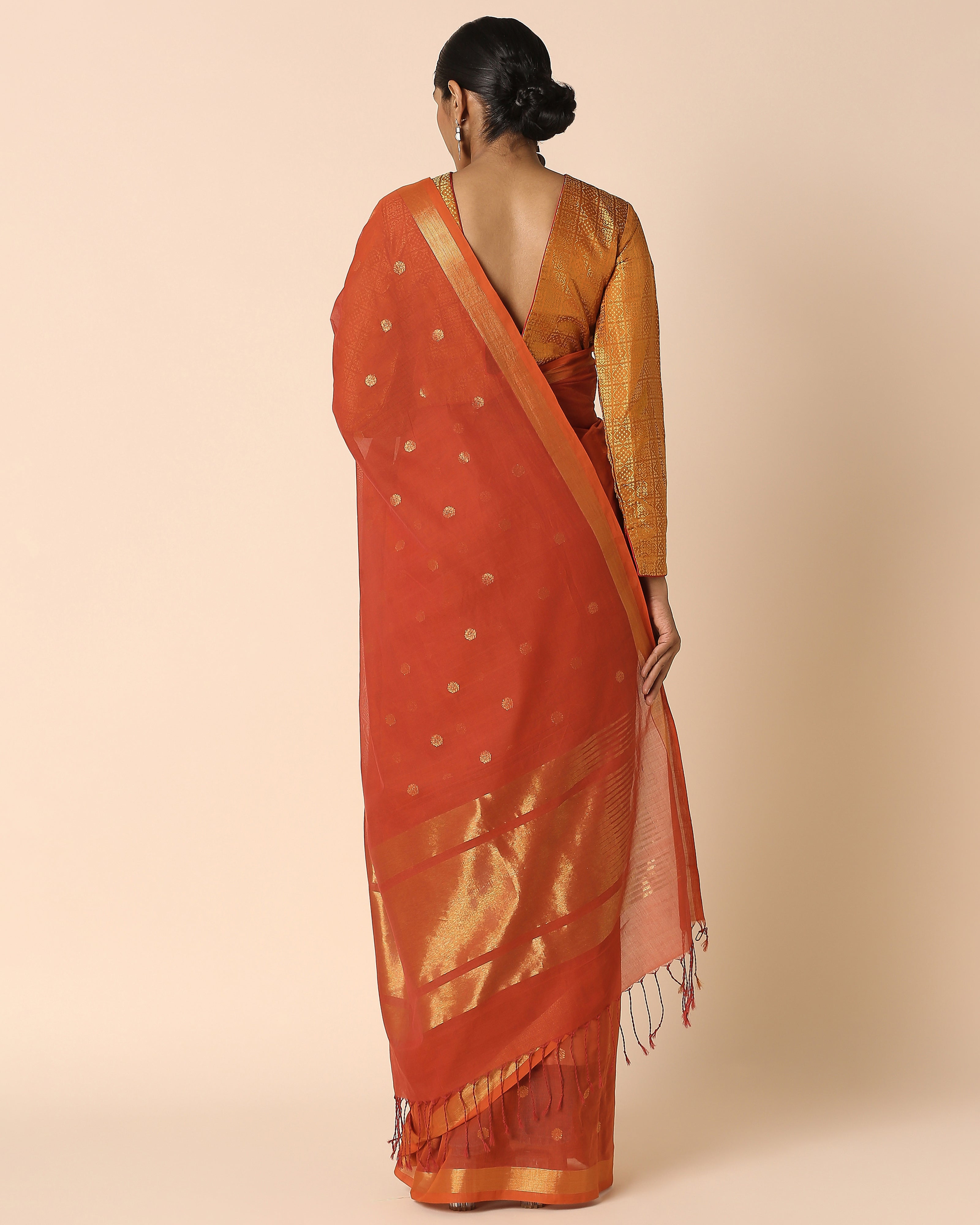 Sierra Uppada Jamdani Cotton Saree