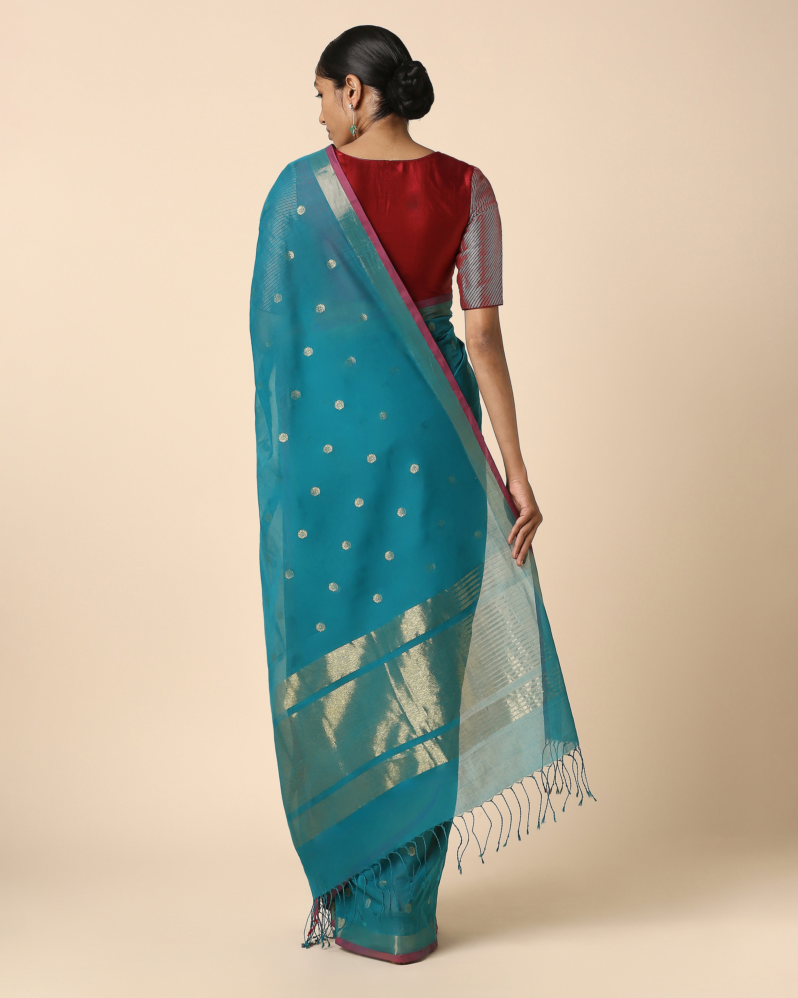 Sierra Uppada Jamdani Cotton Saree