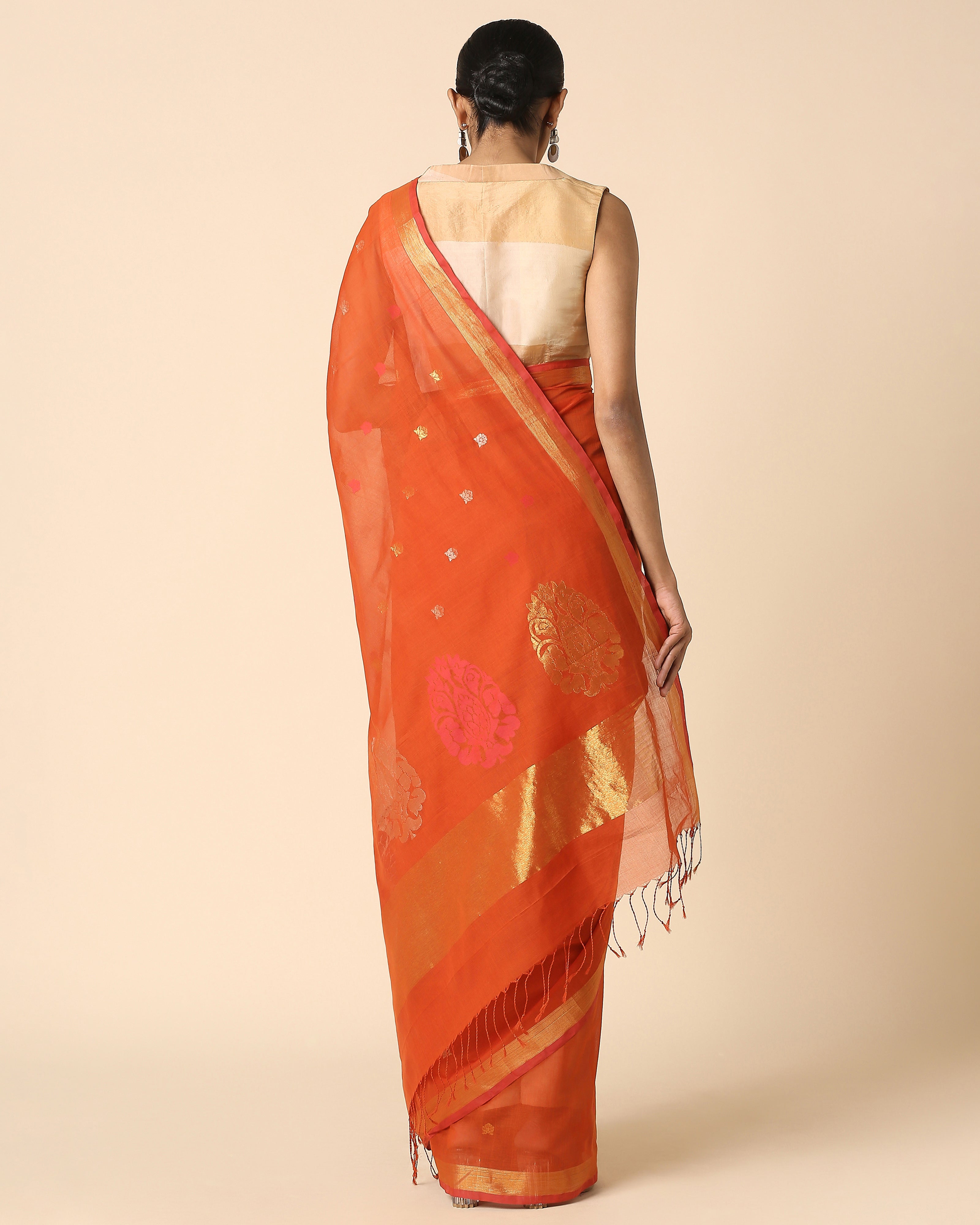 Raman Uppada Jamdani Cotton Saree