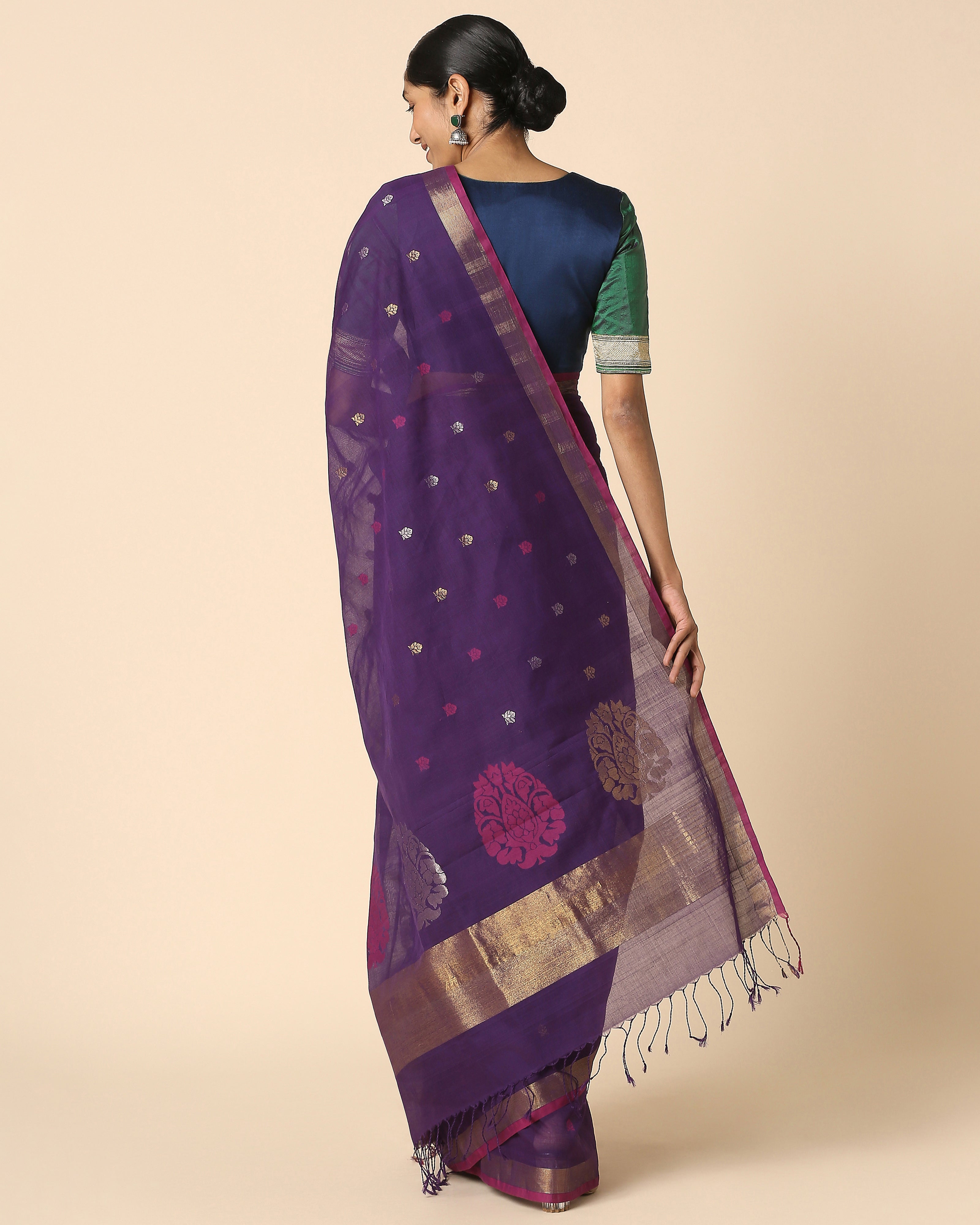 Raman Uppada Jamdani Cotton Saree