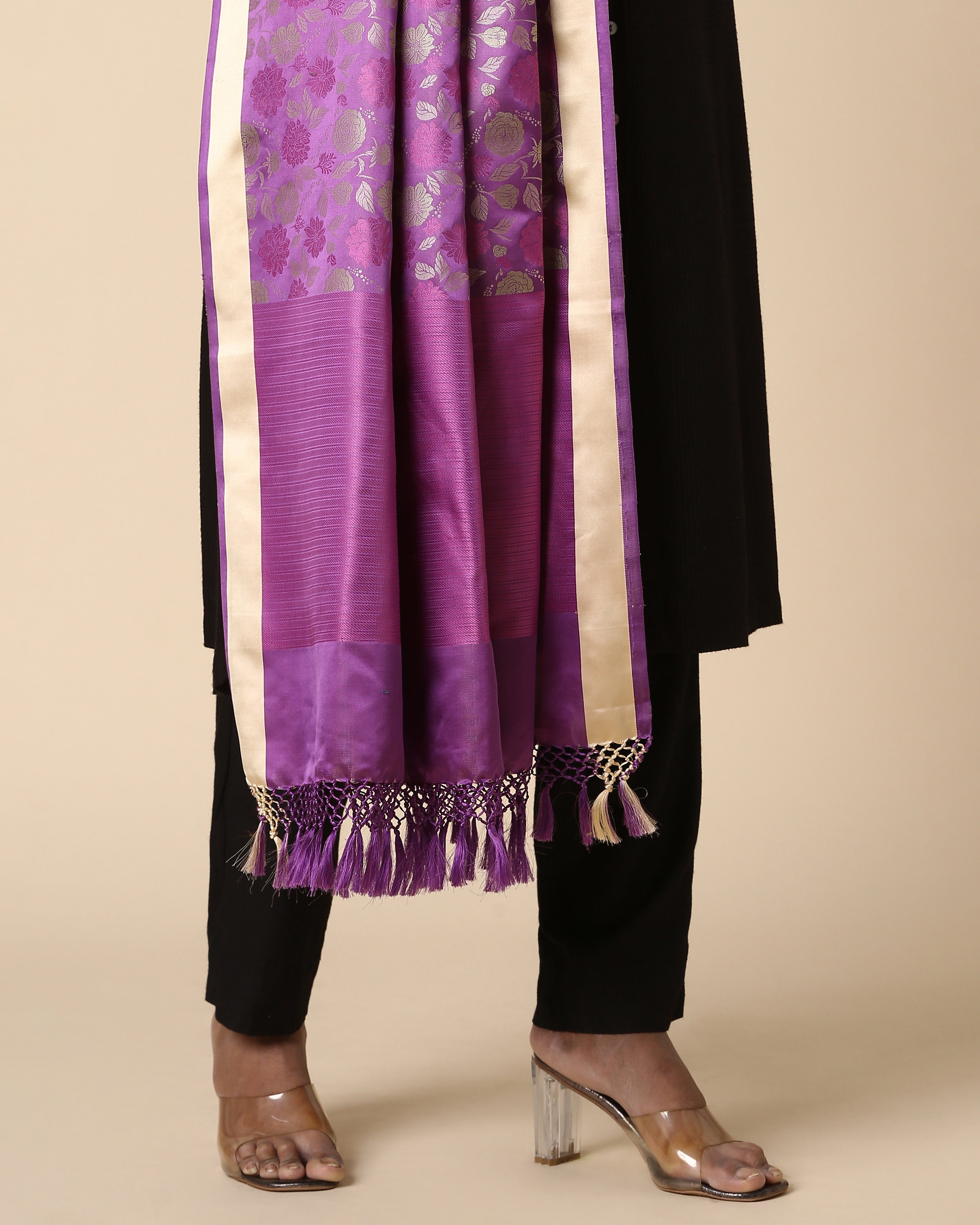 Shaily Banarasi Tanchoi Silk Dupatta