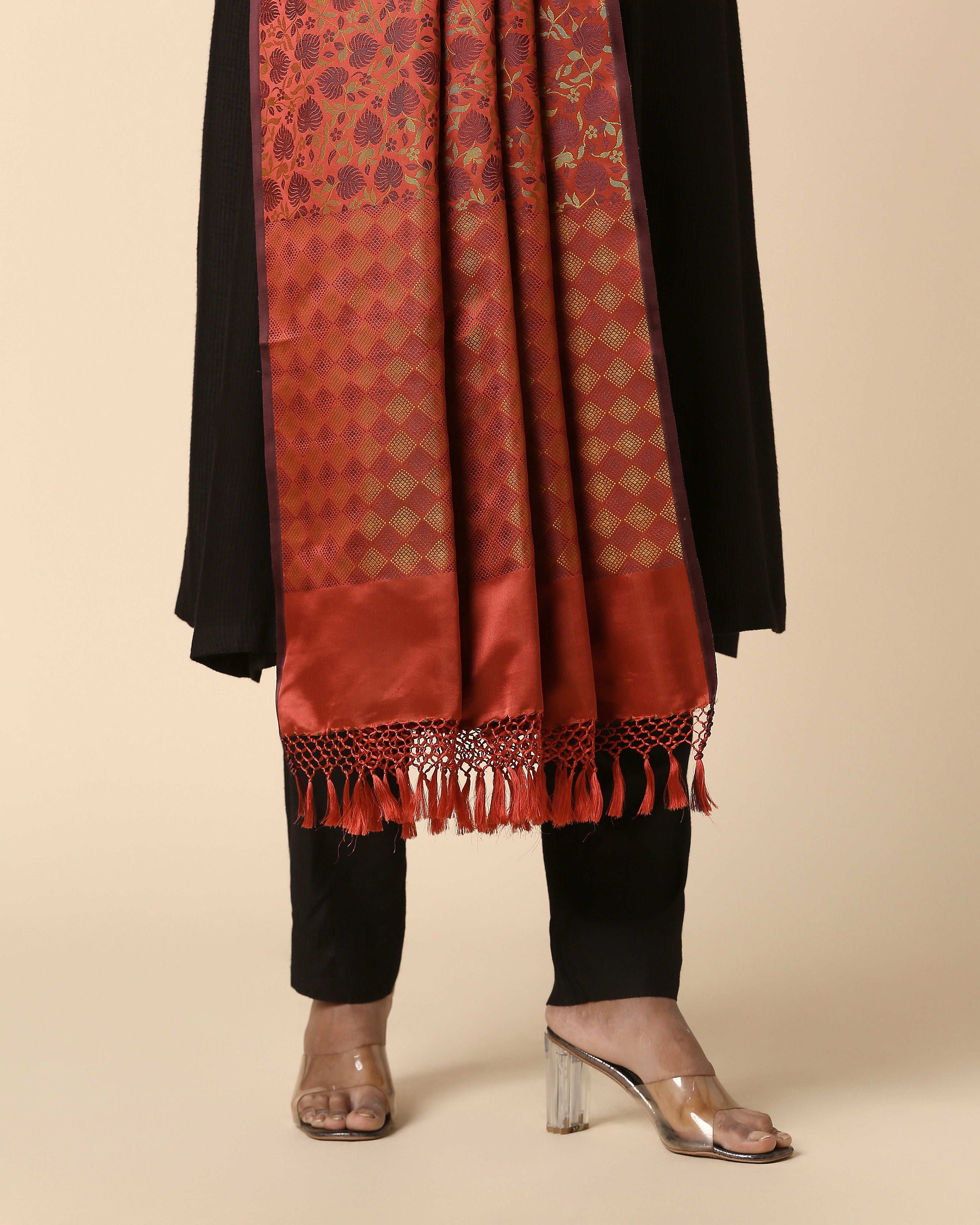 Martha Banarasi Tanchoi Silk Dupatta