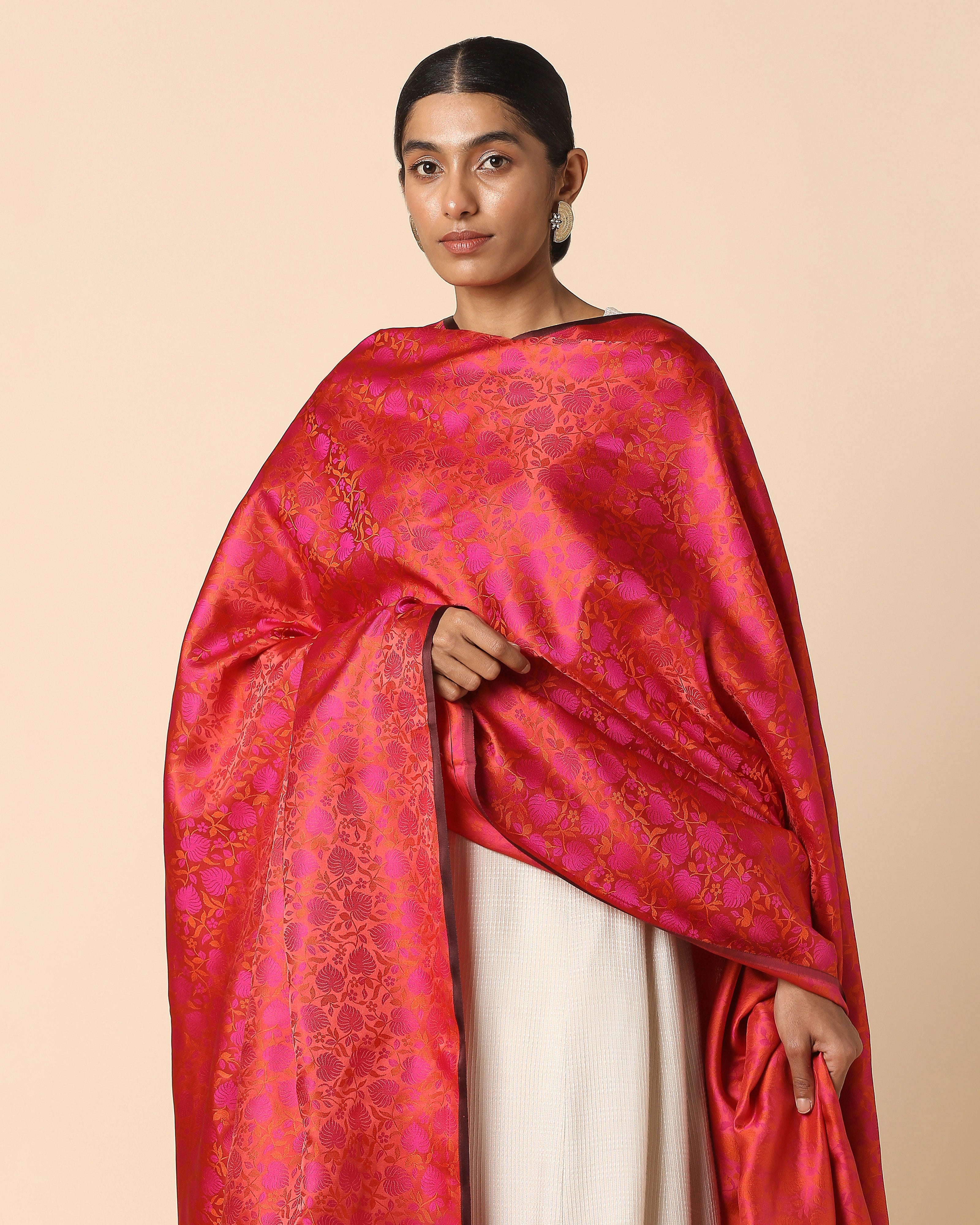 Martha Banarasi Tanchoi Silk Dupatta