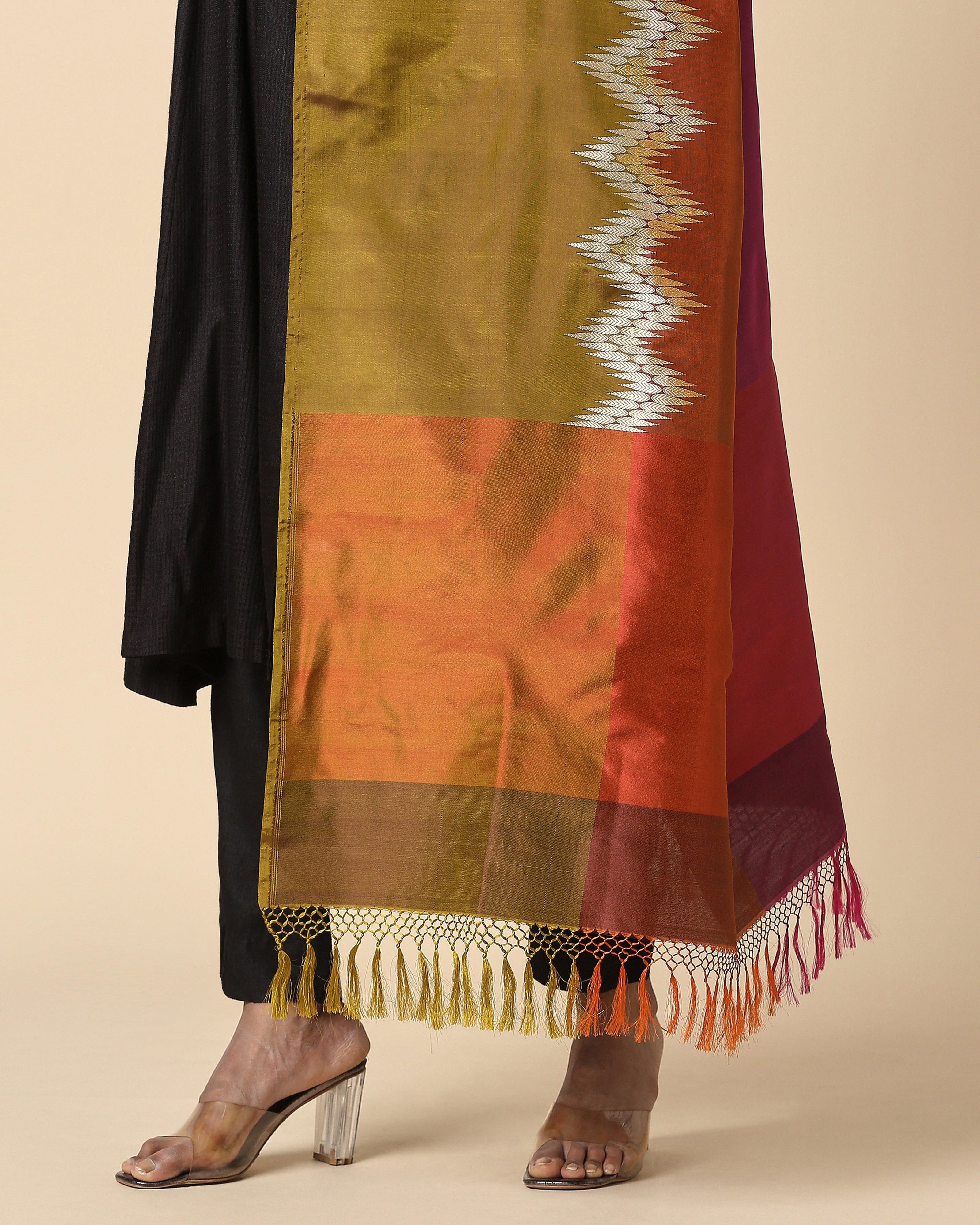 Osaka Banarasi Kadwa Silk Dupatta