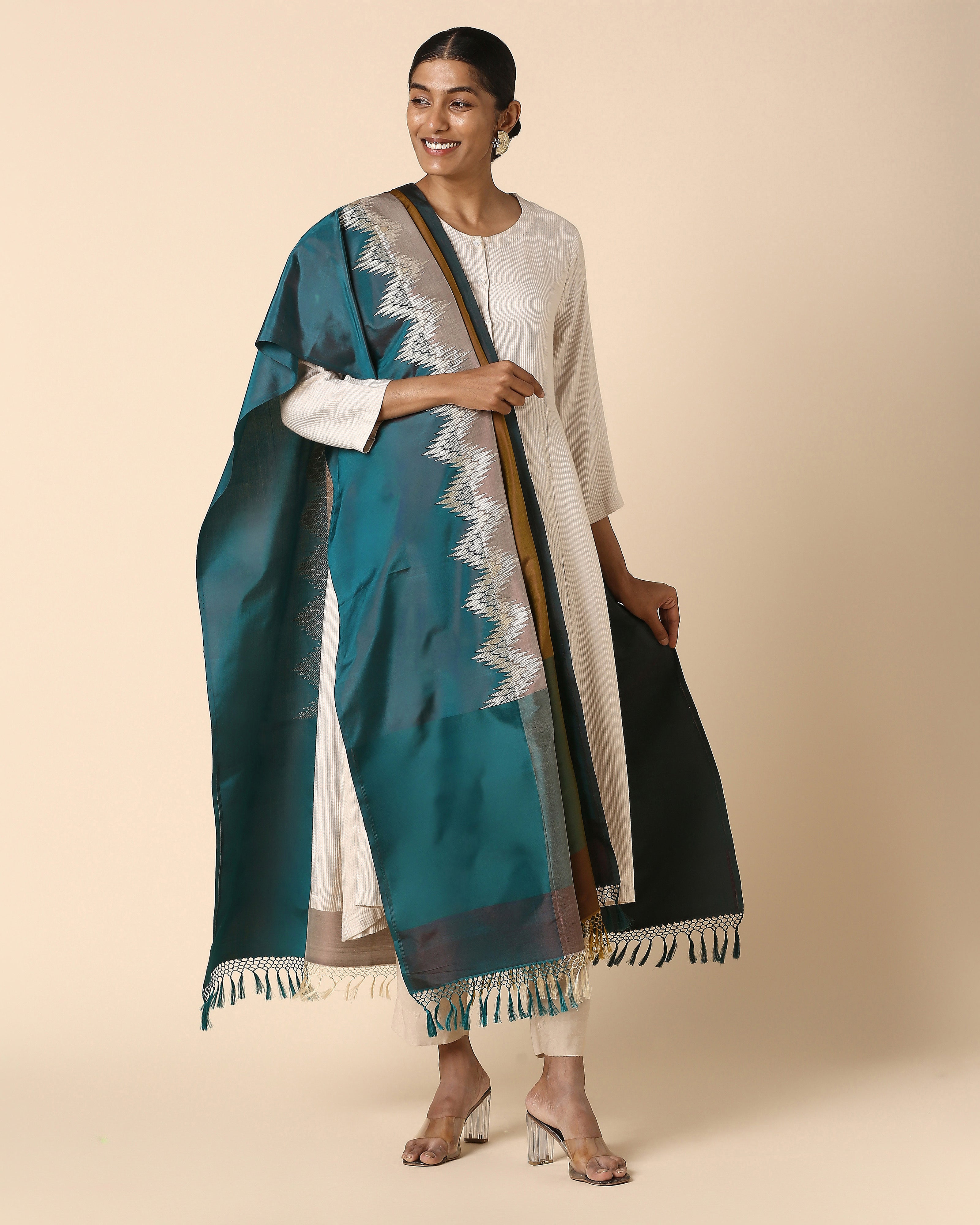 Osaka Banarasi Kadwa Silk Dupatta