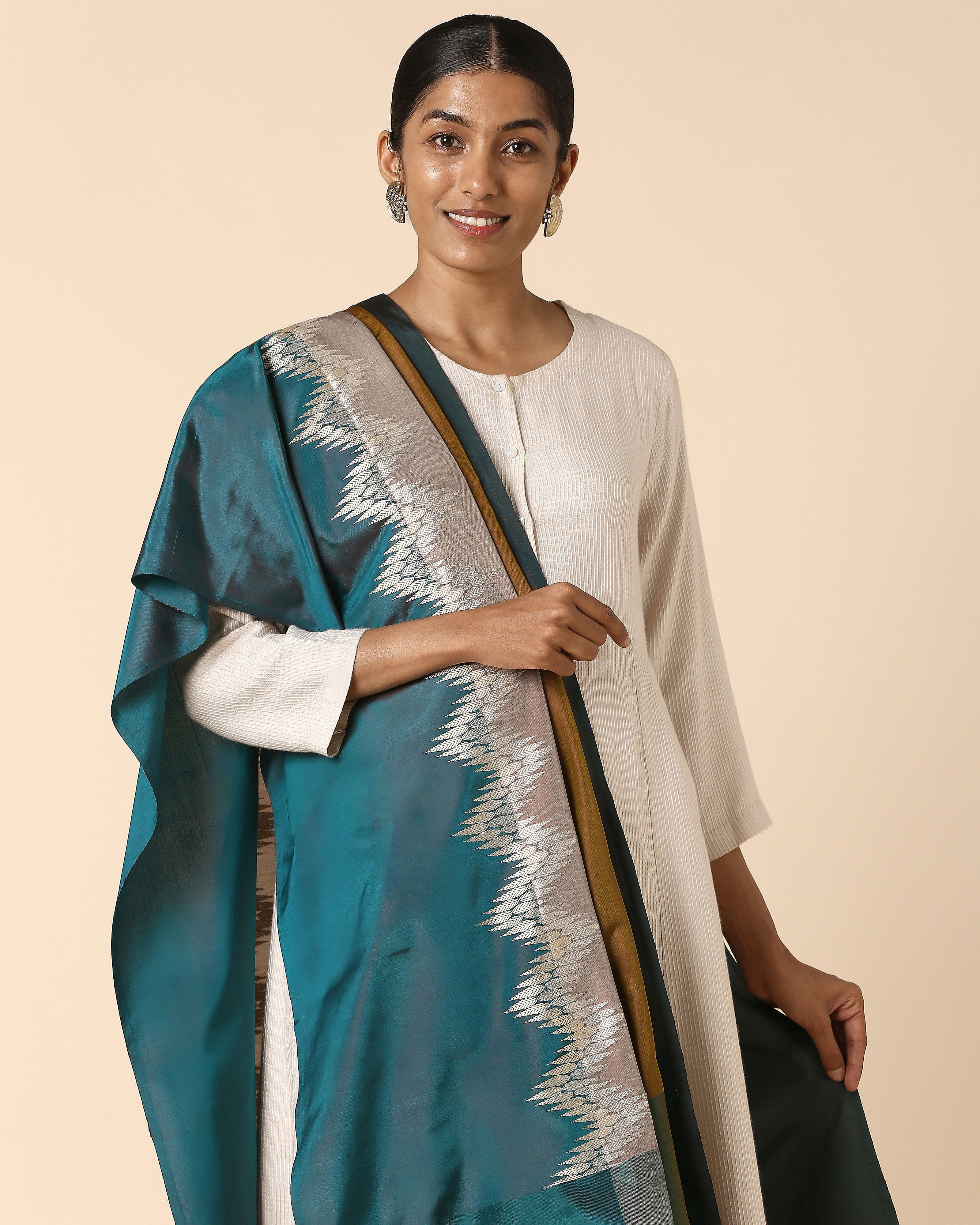 Osaka Banarasi Kadwa Silk Dupatta