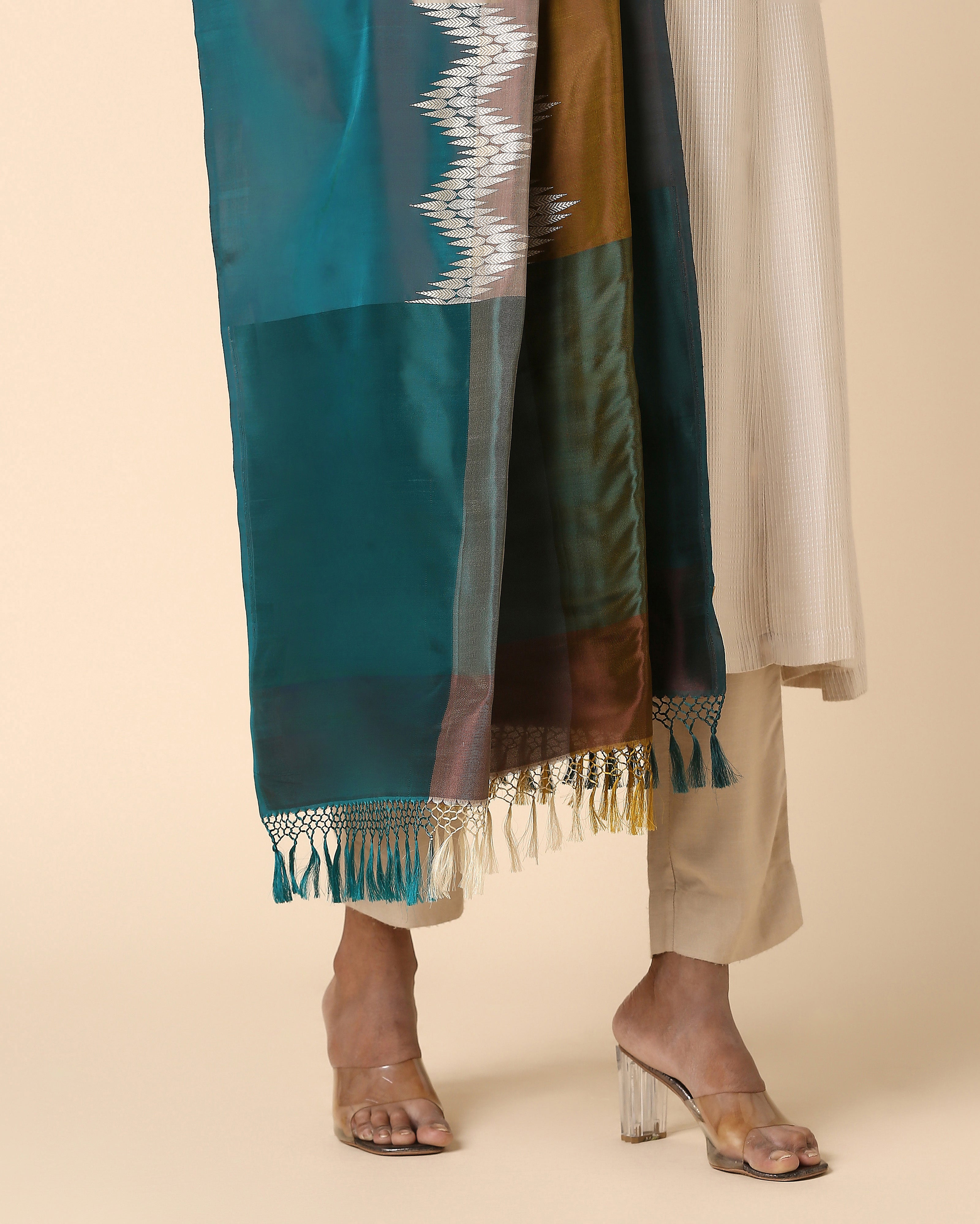 Osaka Banarasi Kadwa Silk Dupatta