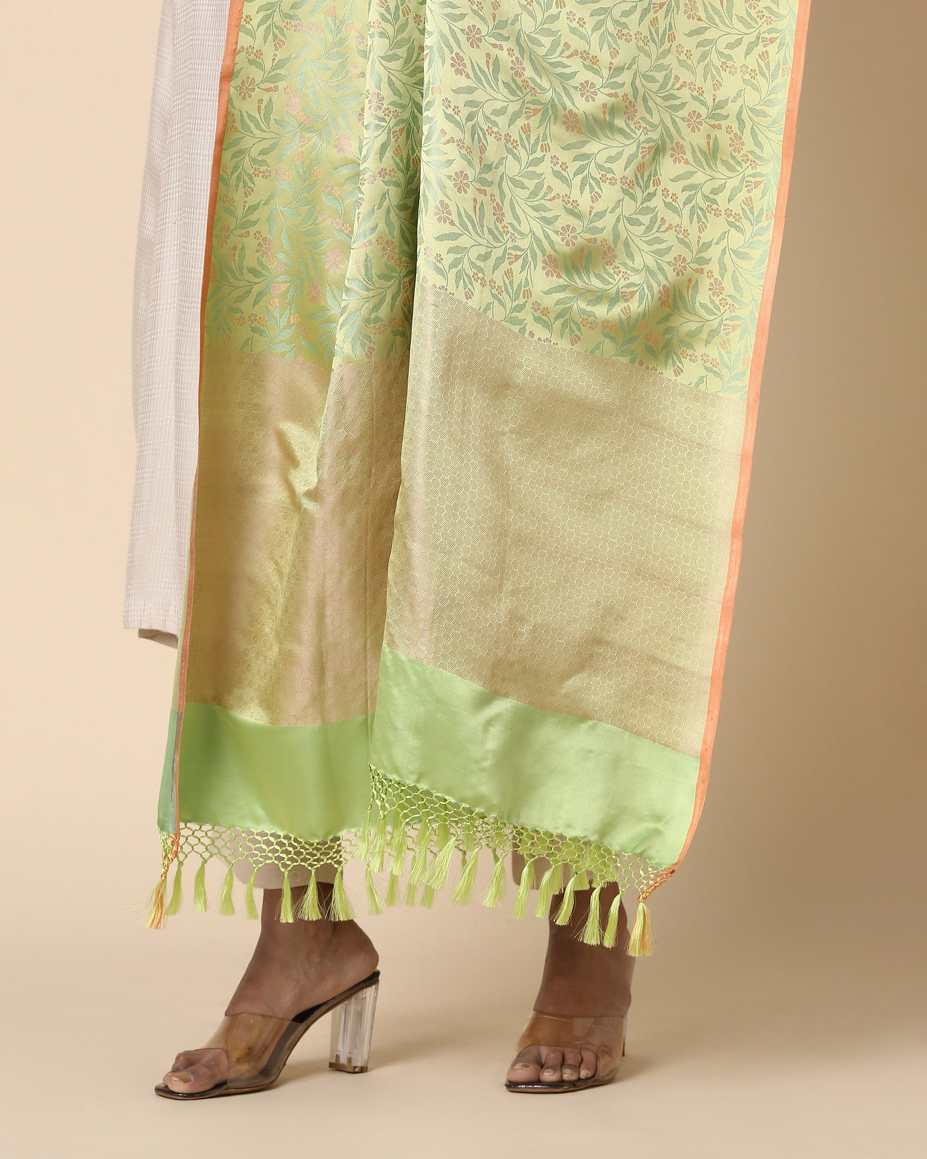 Aroh Banarasi Tanchoi Silk Dupatta