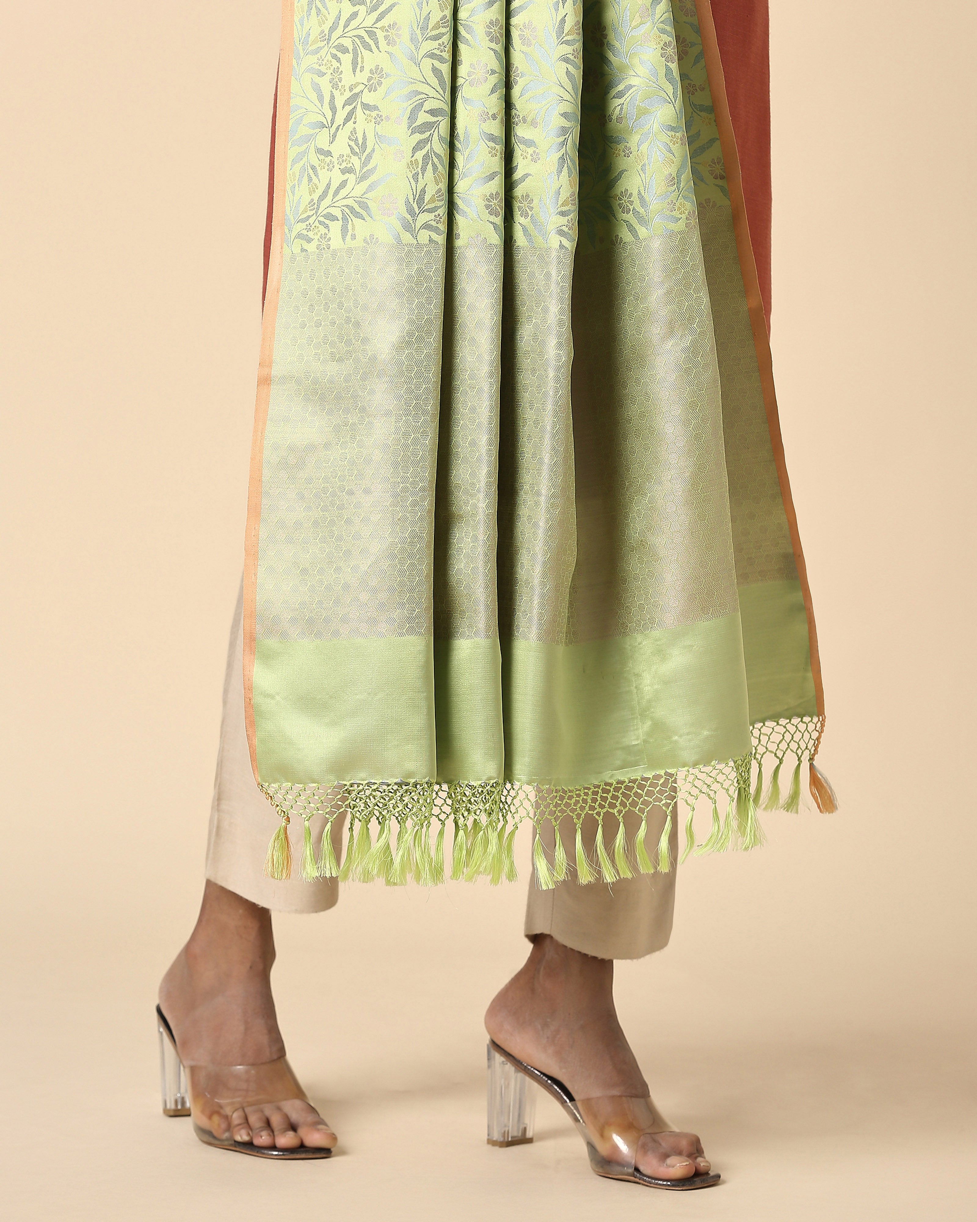 Aroh Banarasi Tanchoi Silk Dupatta