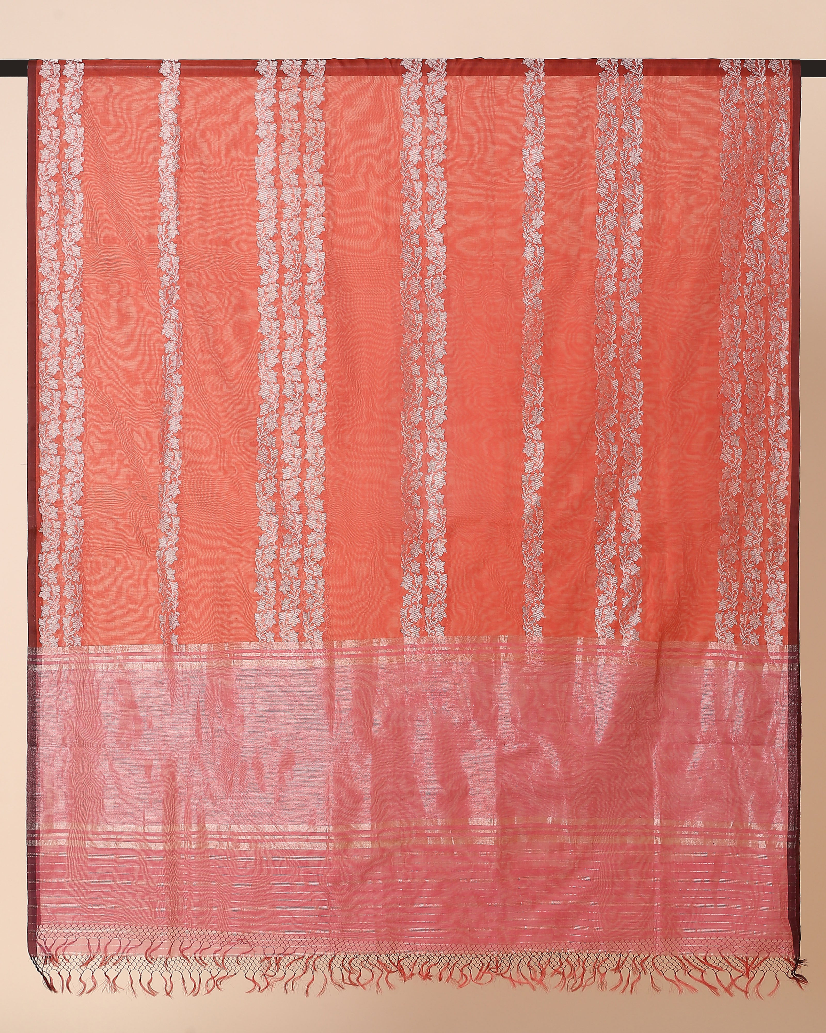 Oomna Banarasi Kadwa Silk Cotton Dupatta