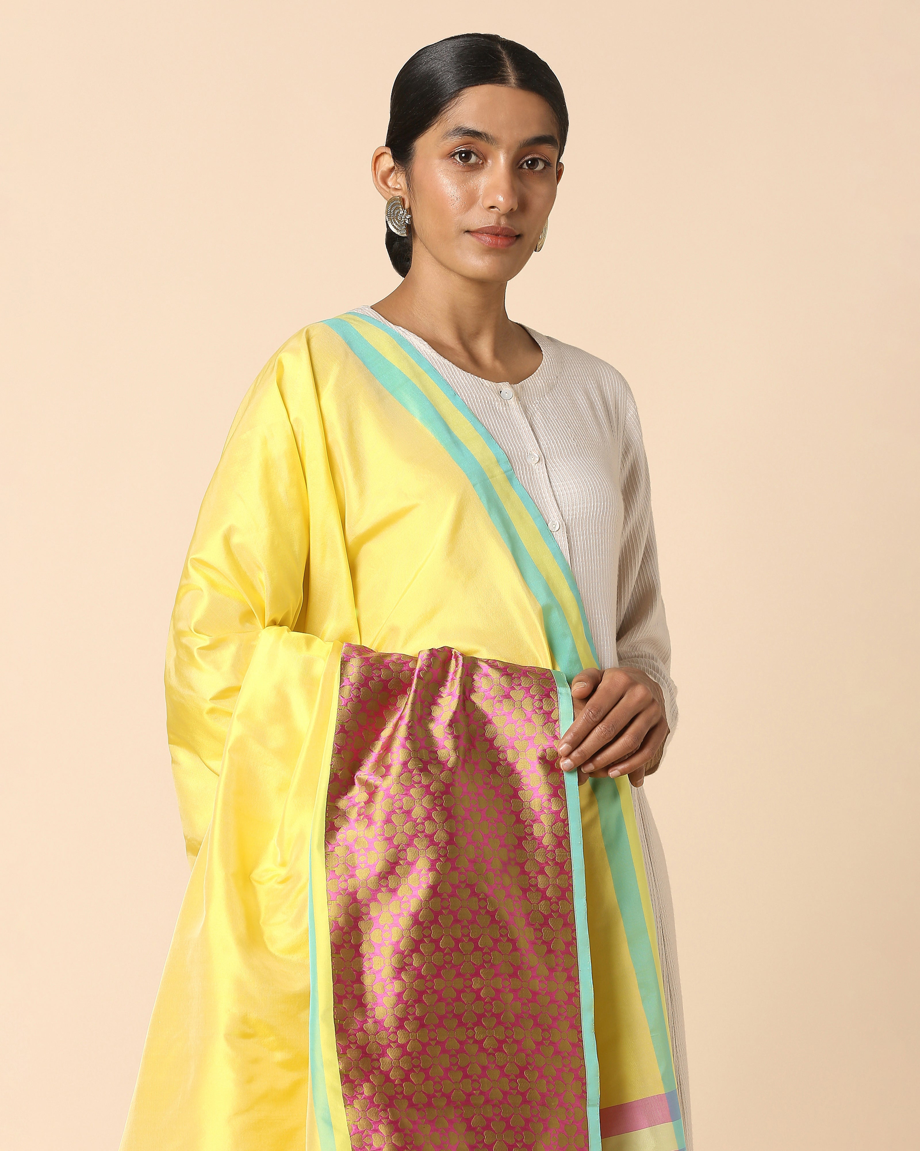 Mabel Banarasi Kadwa Silk Dupatta