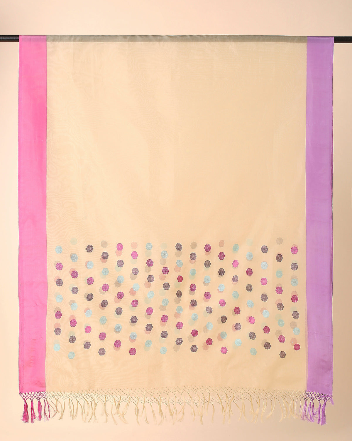 Rosemary Banarasi Kadwa Silk Dupatta