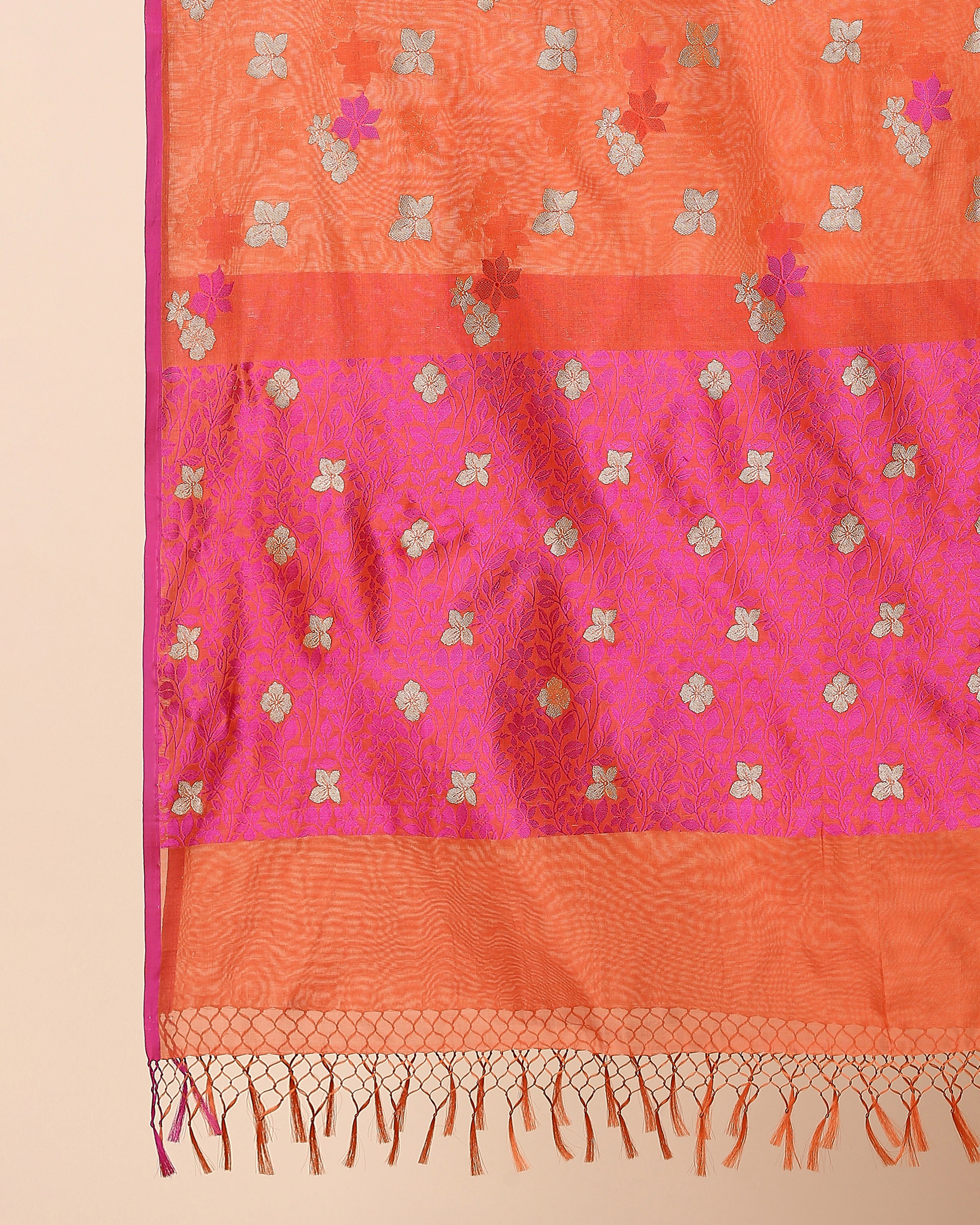 Naru Banarasi Kadwa Silk Cotton Dupatta