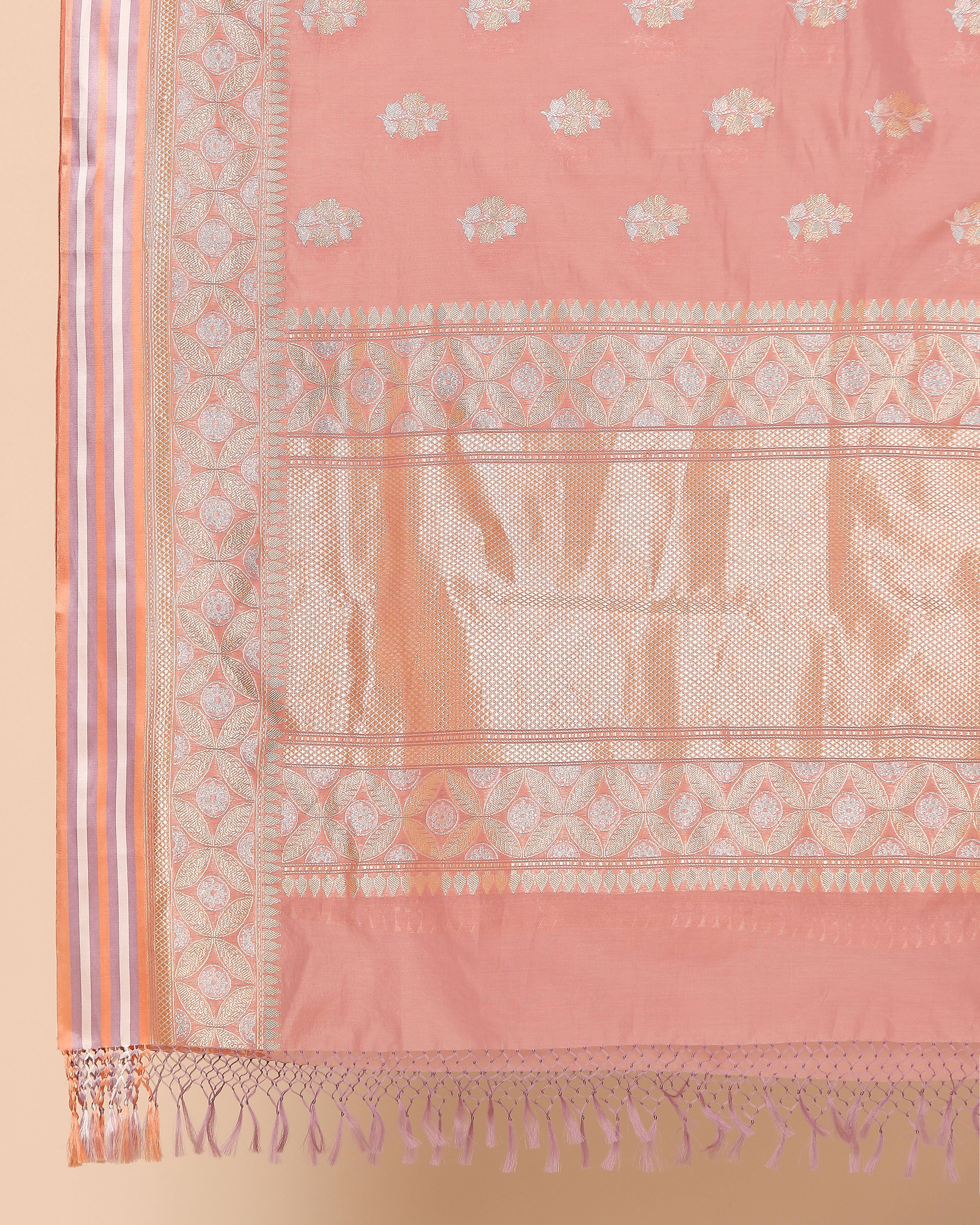 Tanzi Banarasi Kadwa Silk Cotton Dupatta