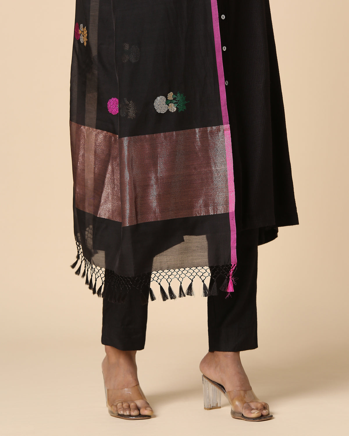 Arnit Banarasi Kadwa Silk Cotton Dupatta
