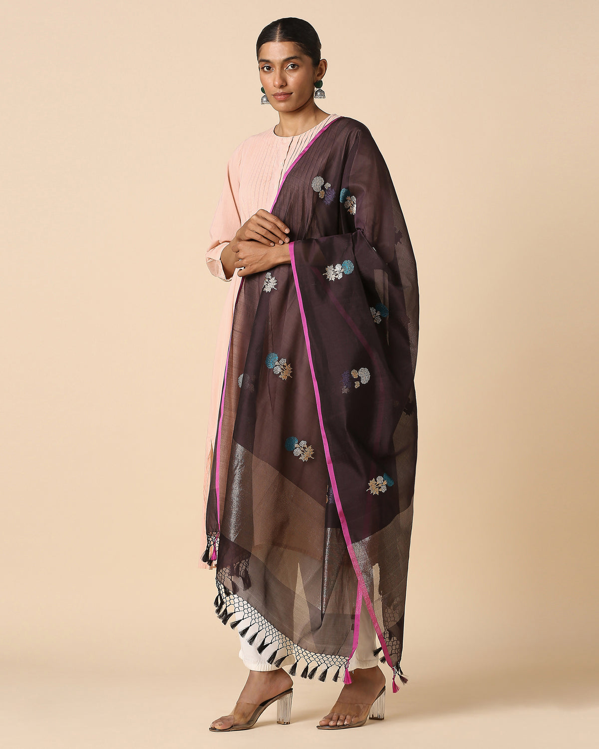 Arnit Banarasi Kadwa Silk Cotton Dupatta