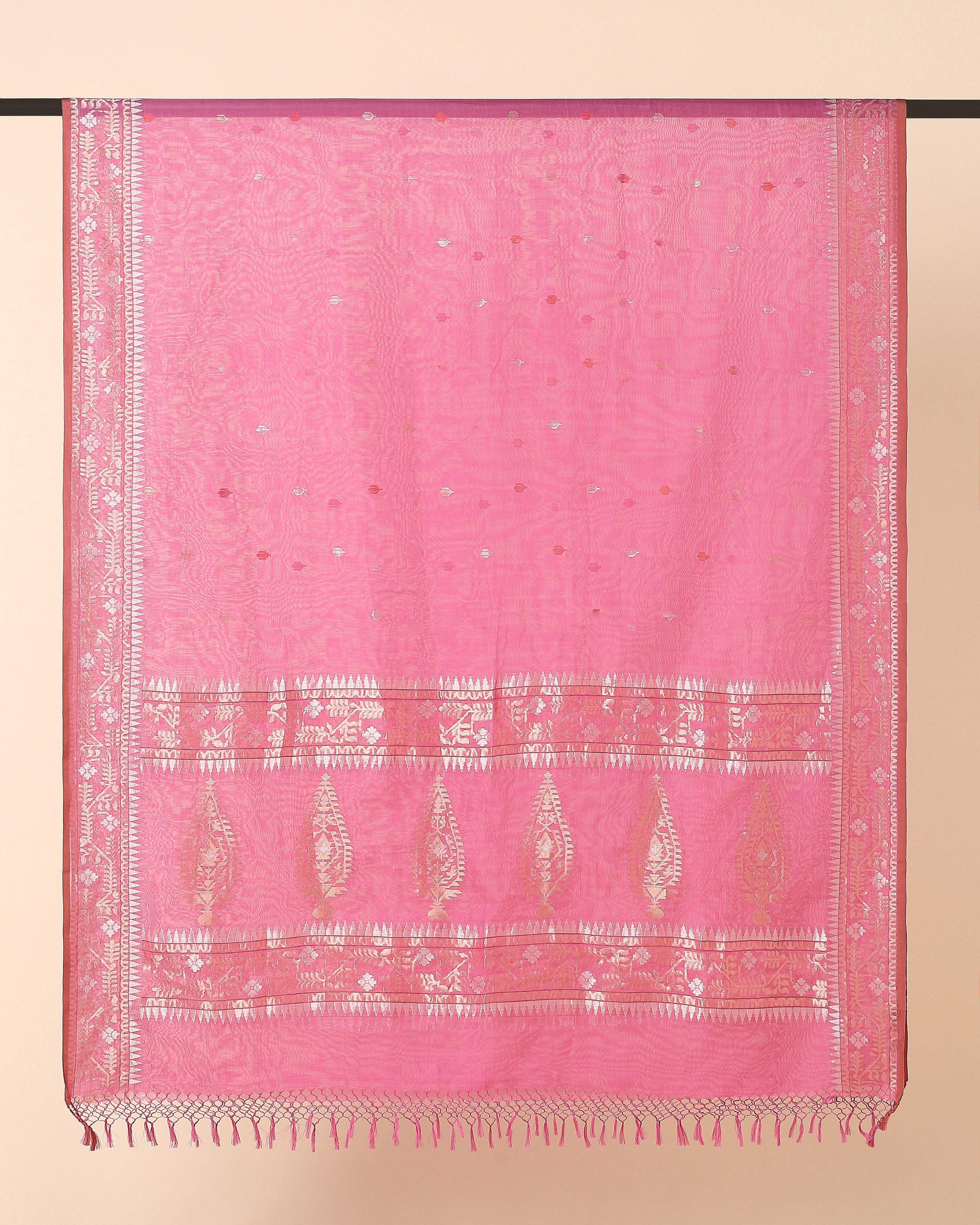 Shreenika Banarasi Cutwork Cotton Dupatta