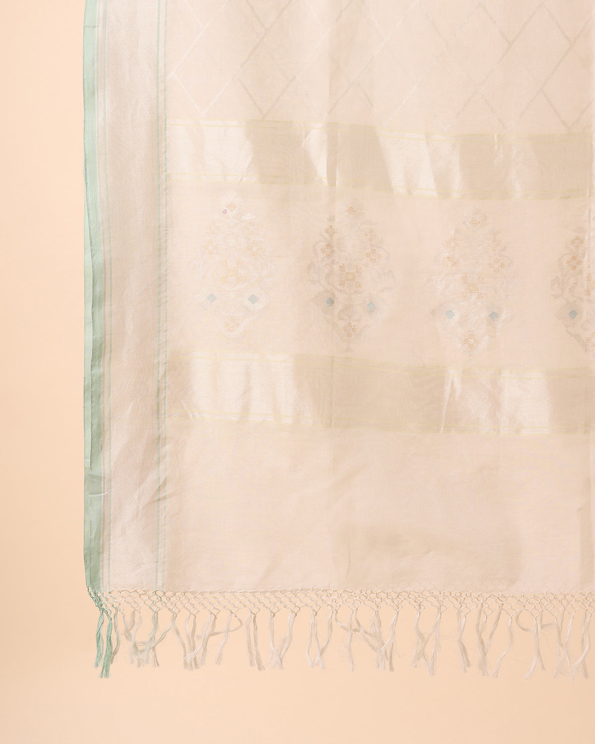 Nuvia Banarasi Jamdani Cotton Dupatta