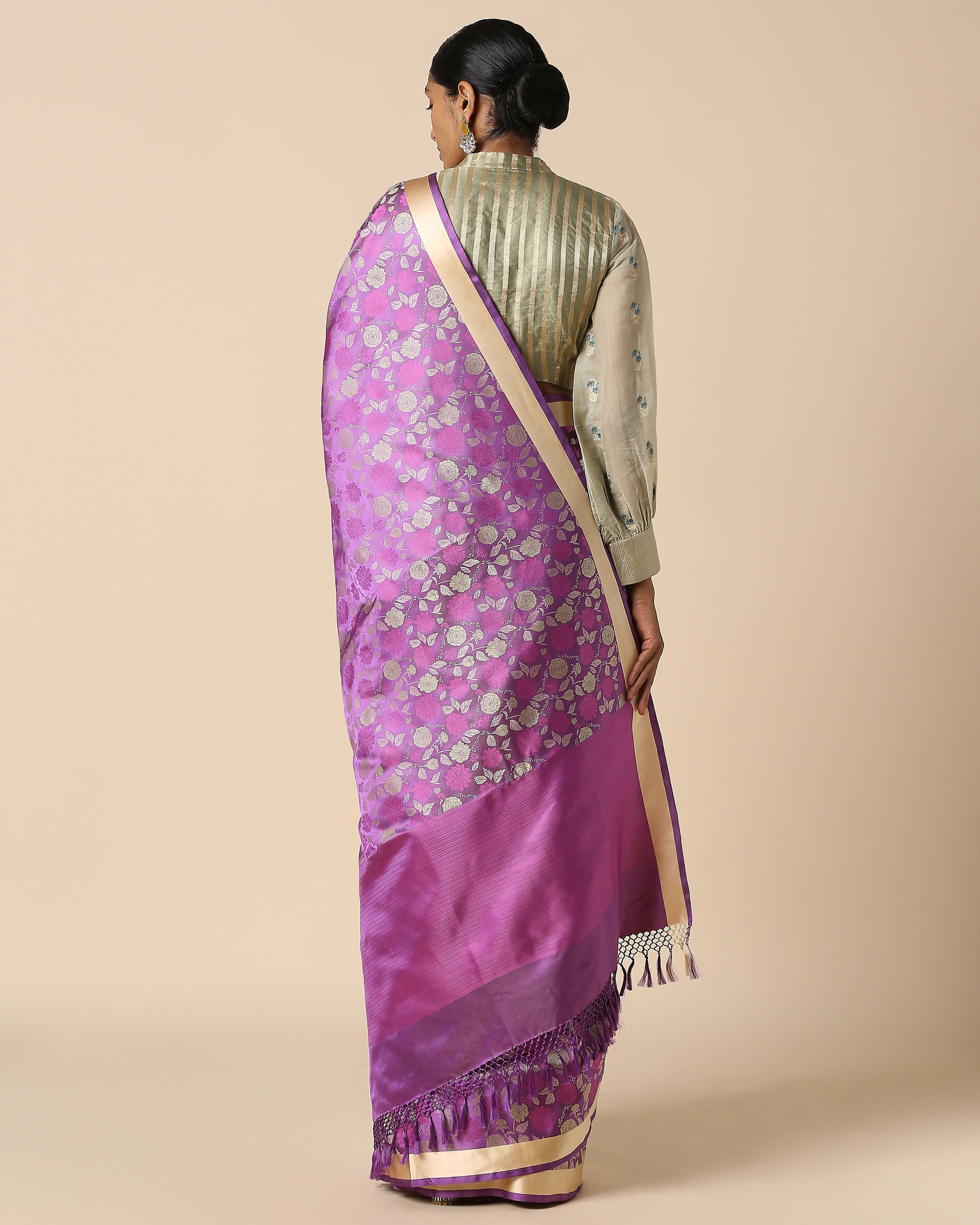 Shaily Banarasi Tanchoi Silk Saree