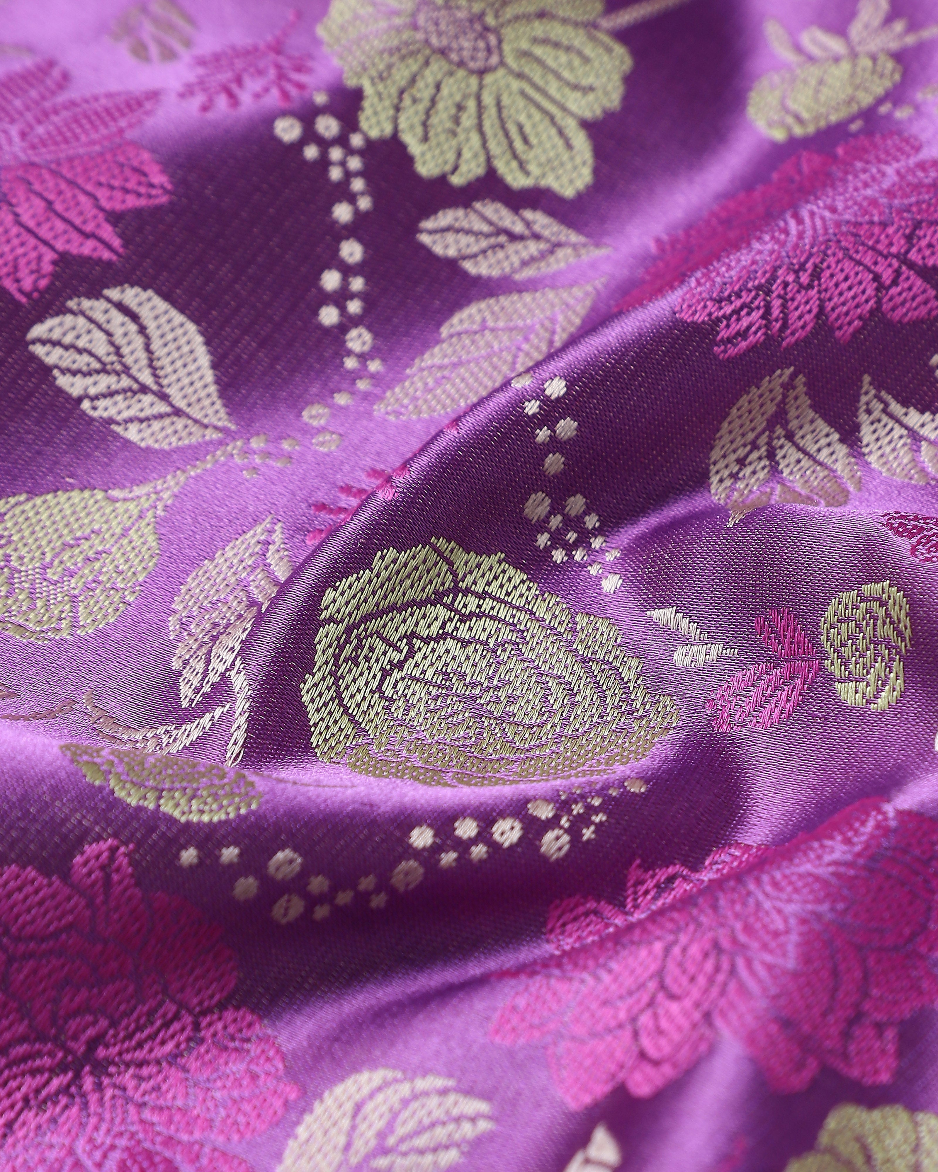 Shaily Banarasi Tanchoi Silk Saree