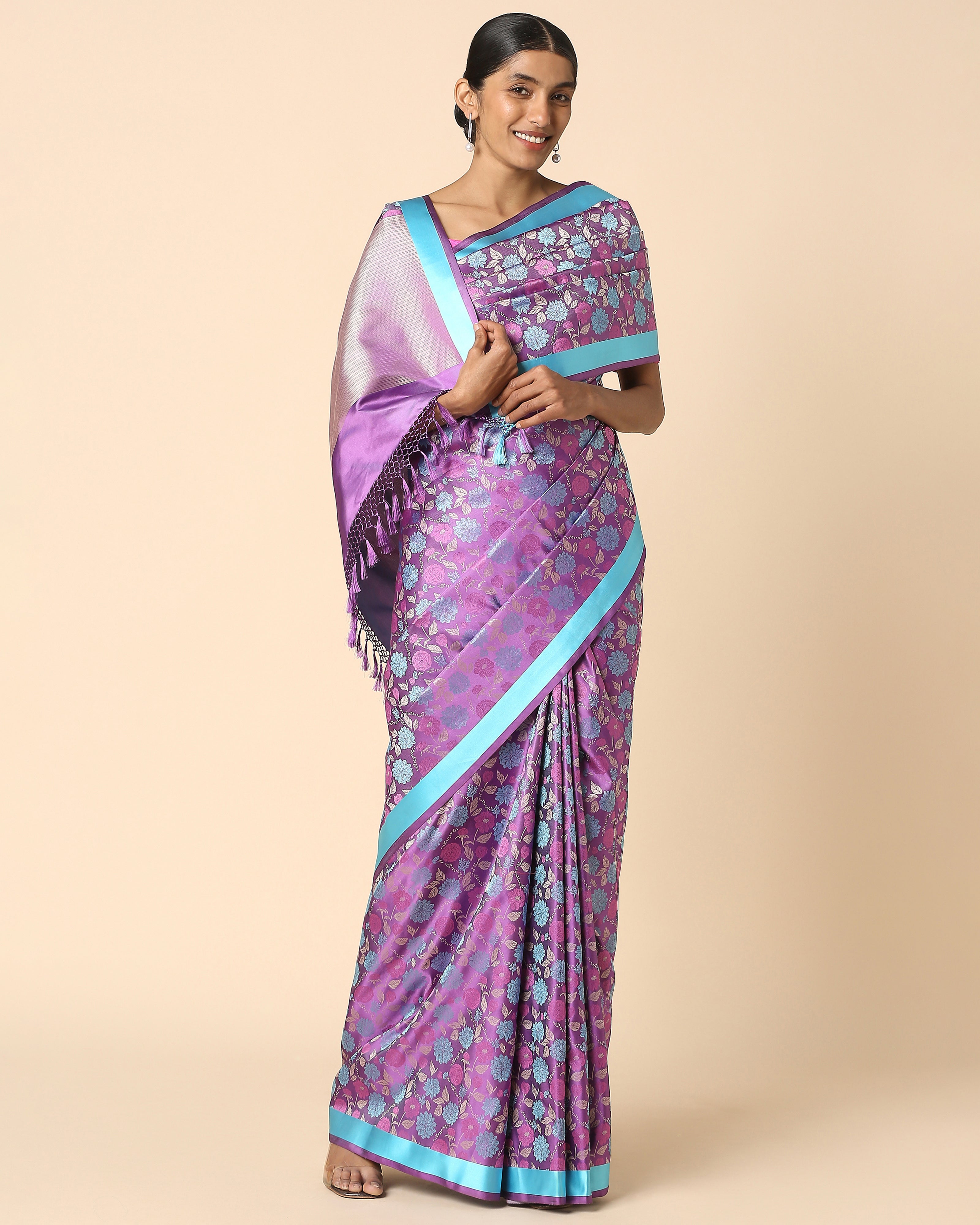 Shaily Banarasi Tanchoi Silk Saree