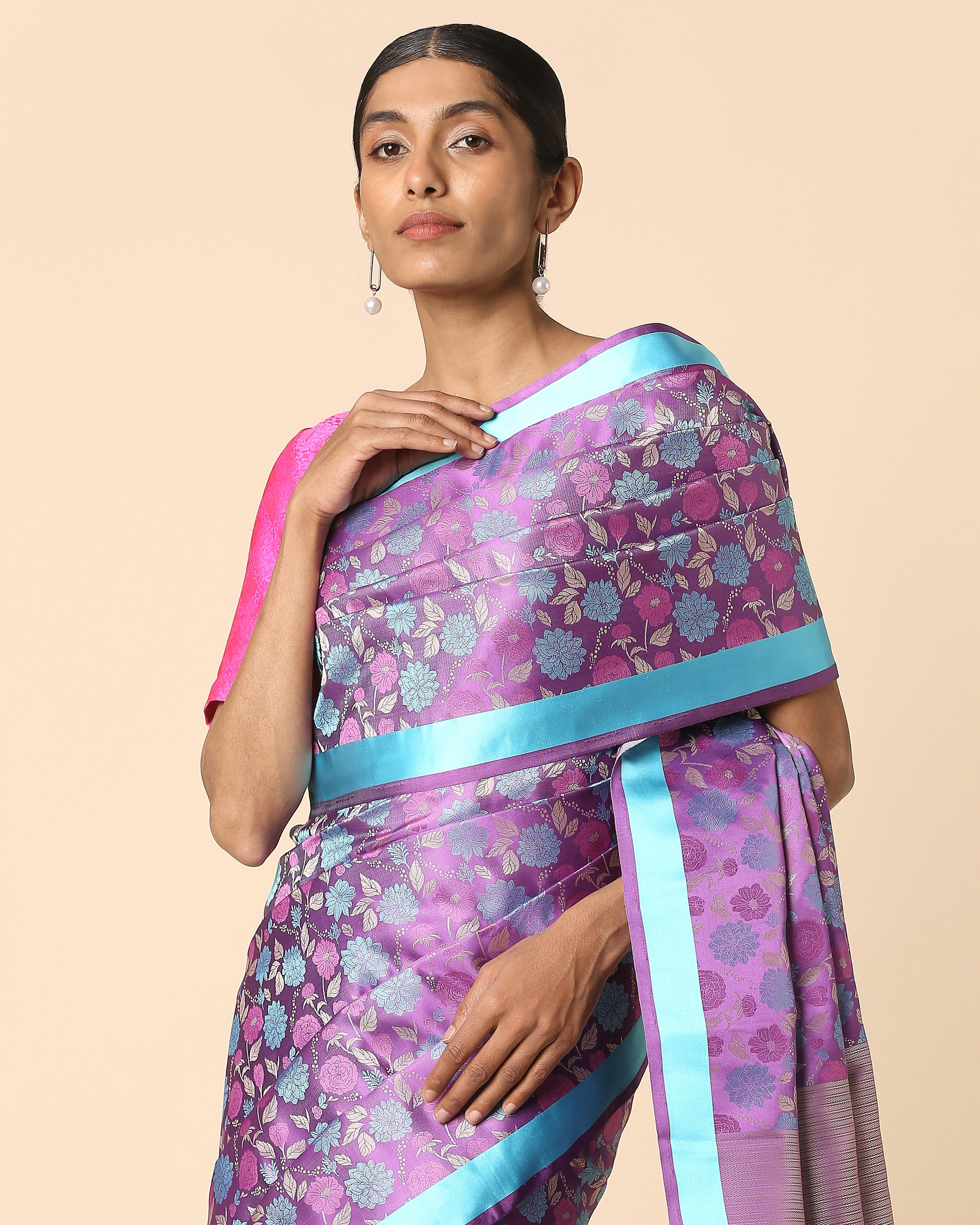 Shaily Banarasi Tanchoi Silk Saree