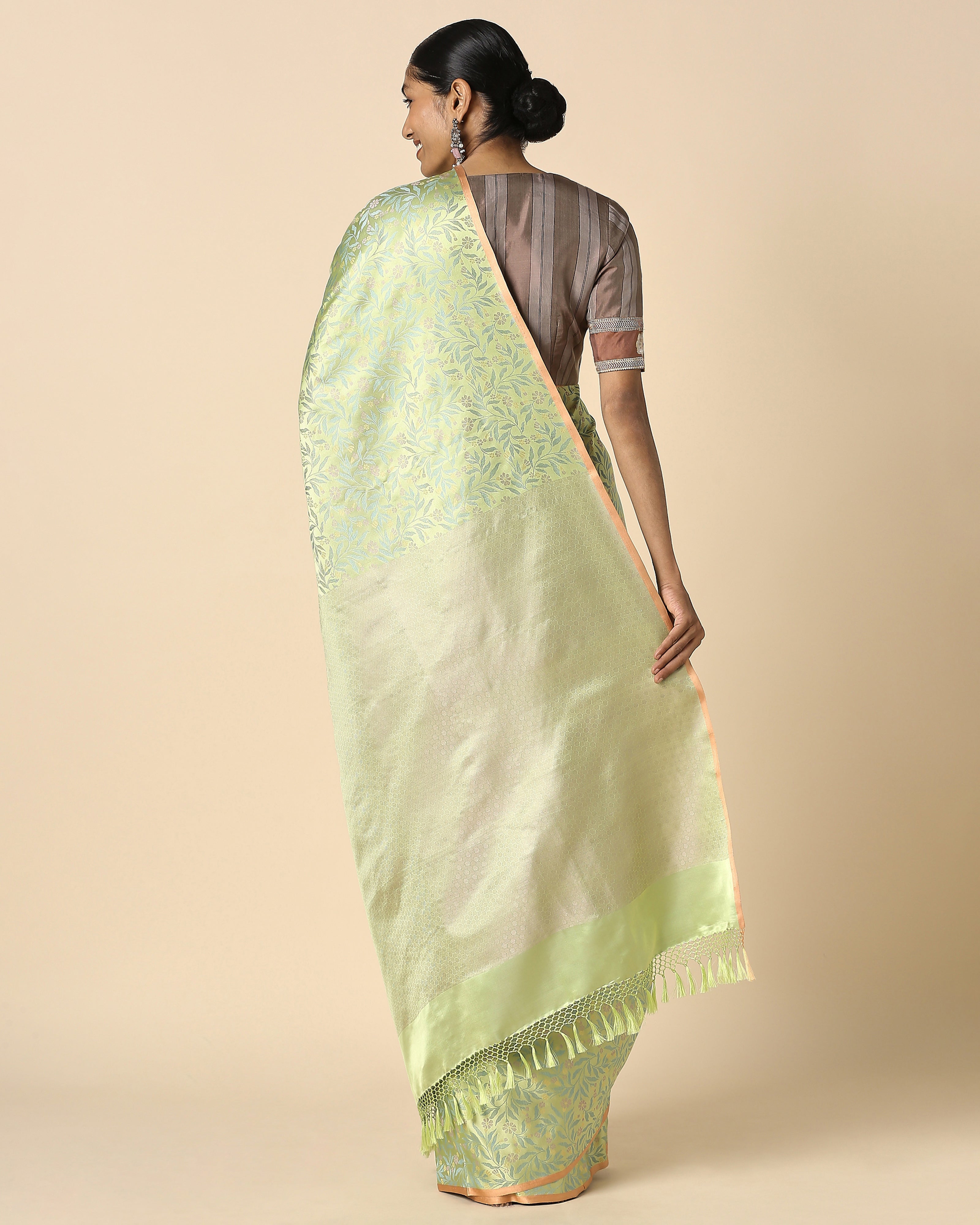 Aroh Banarasi Tanchoi Silk Saree