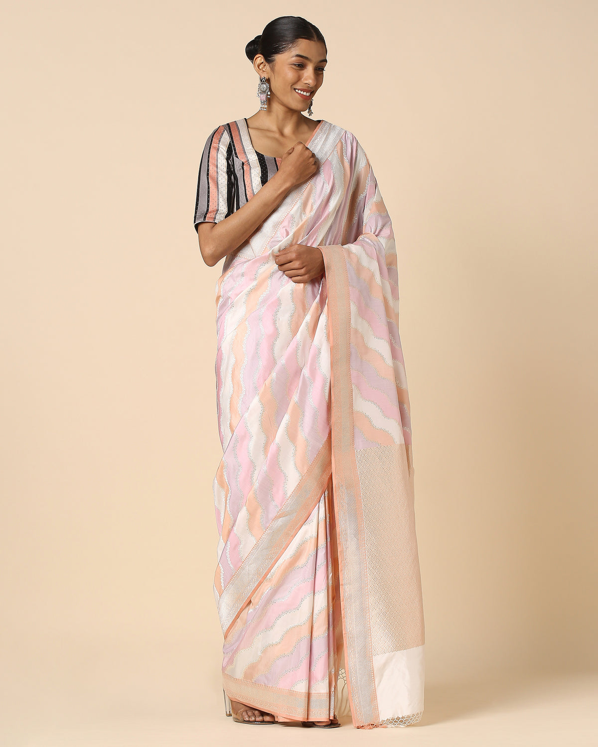Mayusha Banarasi Rangkaat Silk Saree