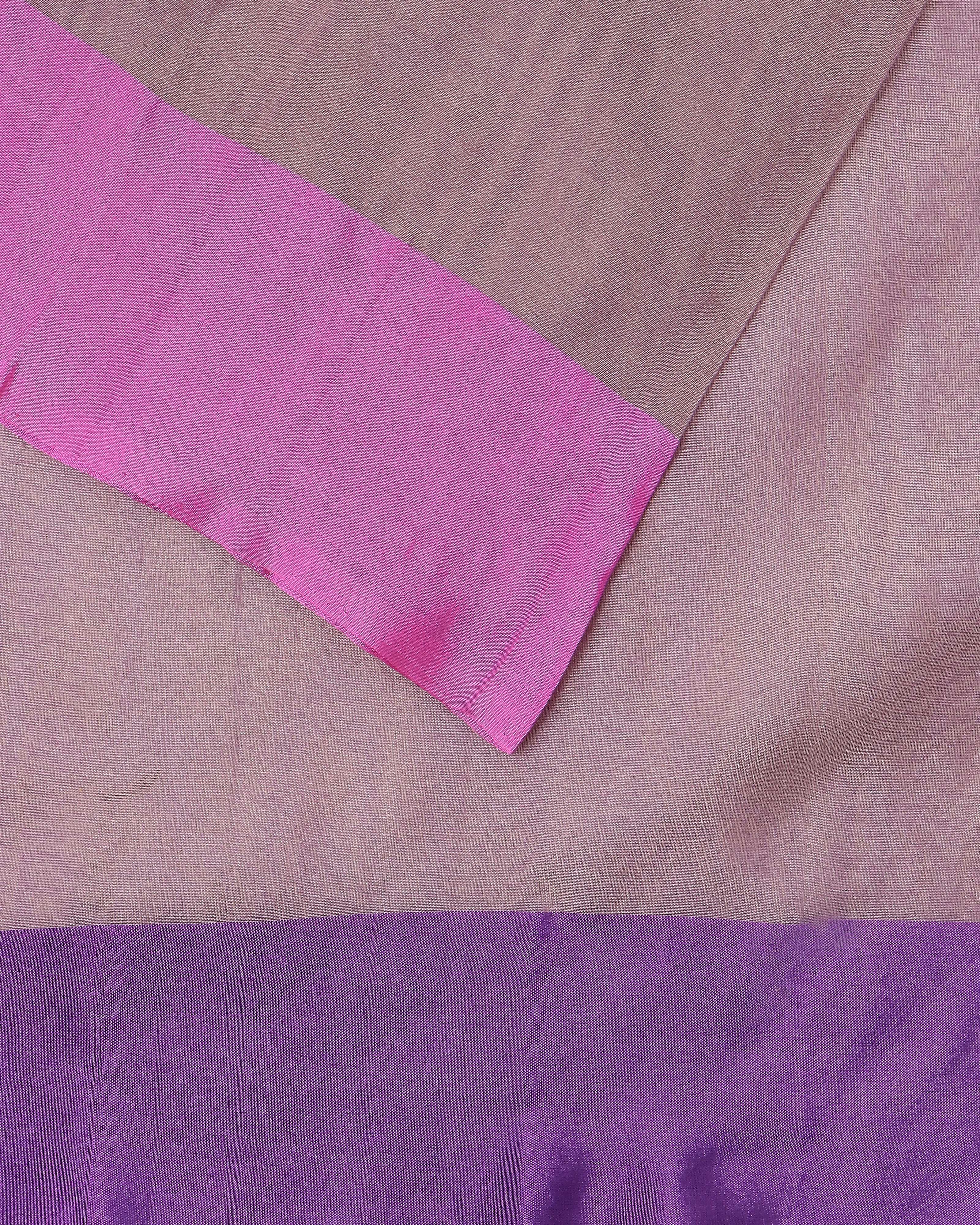 Rosemary Banarasi Kadwa Silk Saree