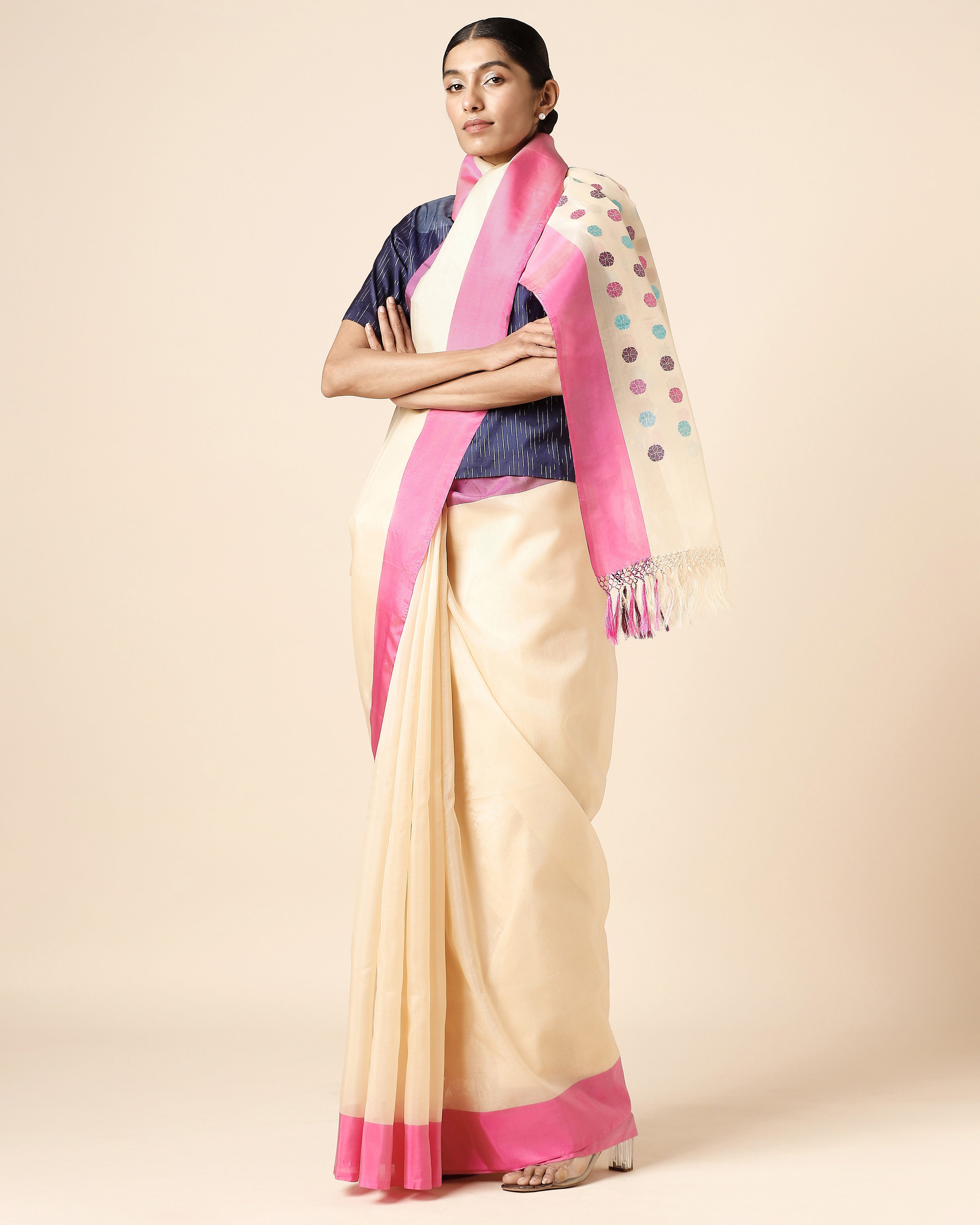 Rosemary Banarasi Kadwa Silk Saree